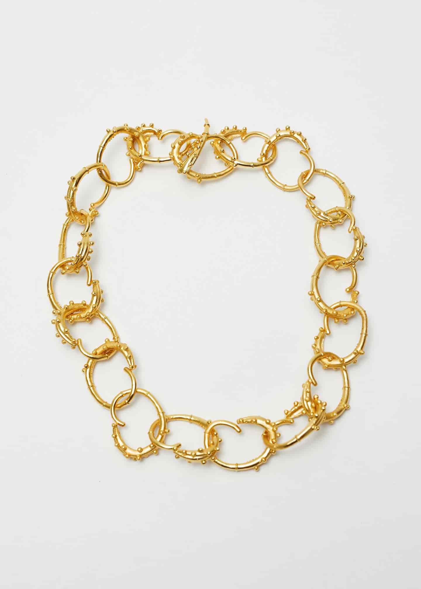Choker Estambres Maxi Dorado - miniatura 1