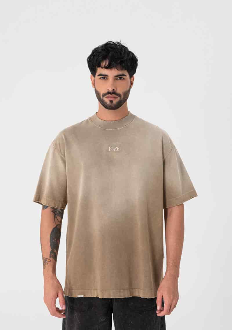 Heraldic brown shield T-shirt - miniatura 2