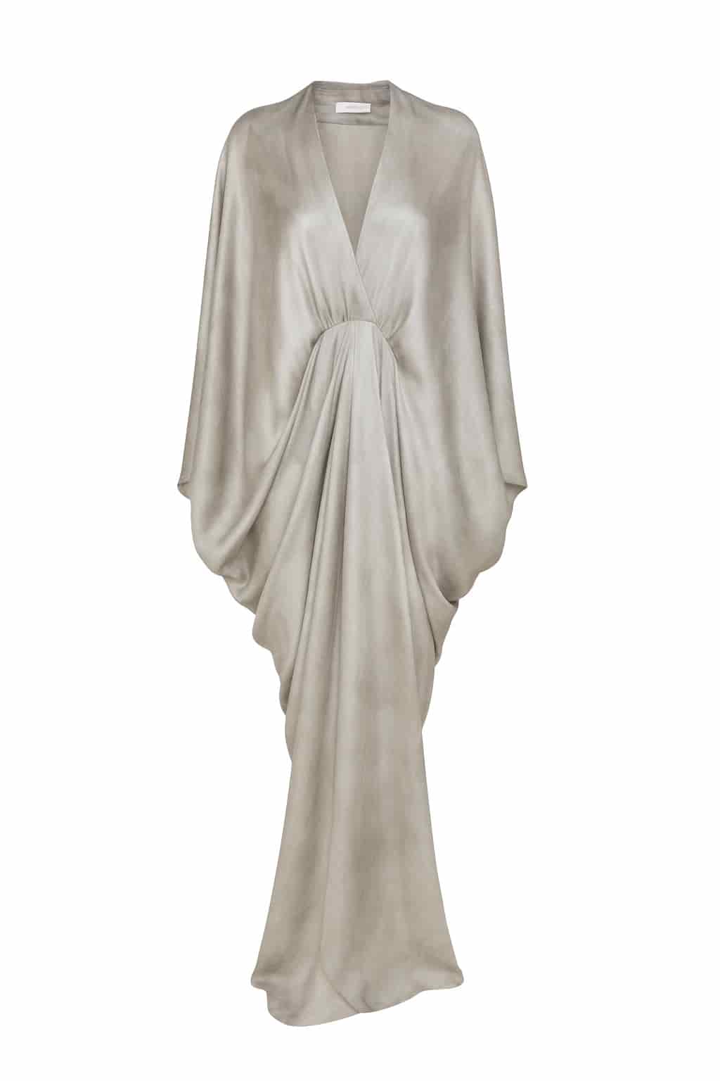 Moonlight Silk Twill Kaftan - miniatura 1