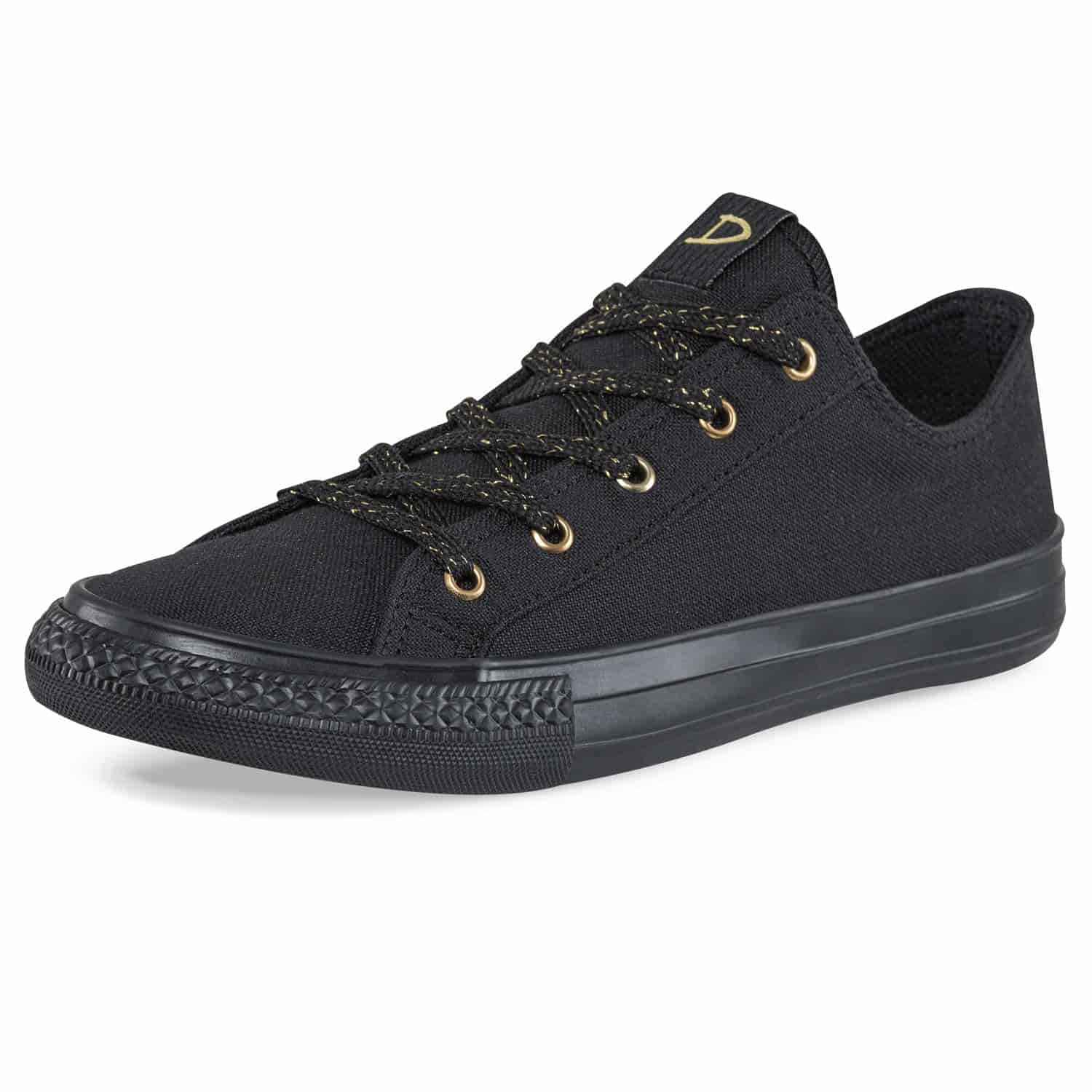 Tenis Casuales School Cake Negro-Negro Croydon para Mujer - miniatura 2
