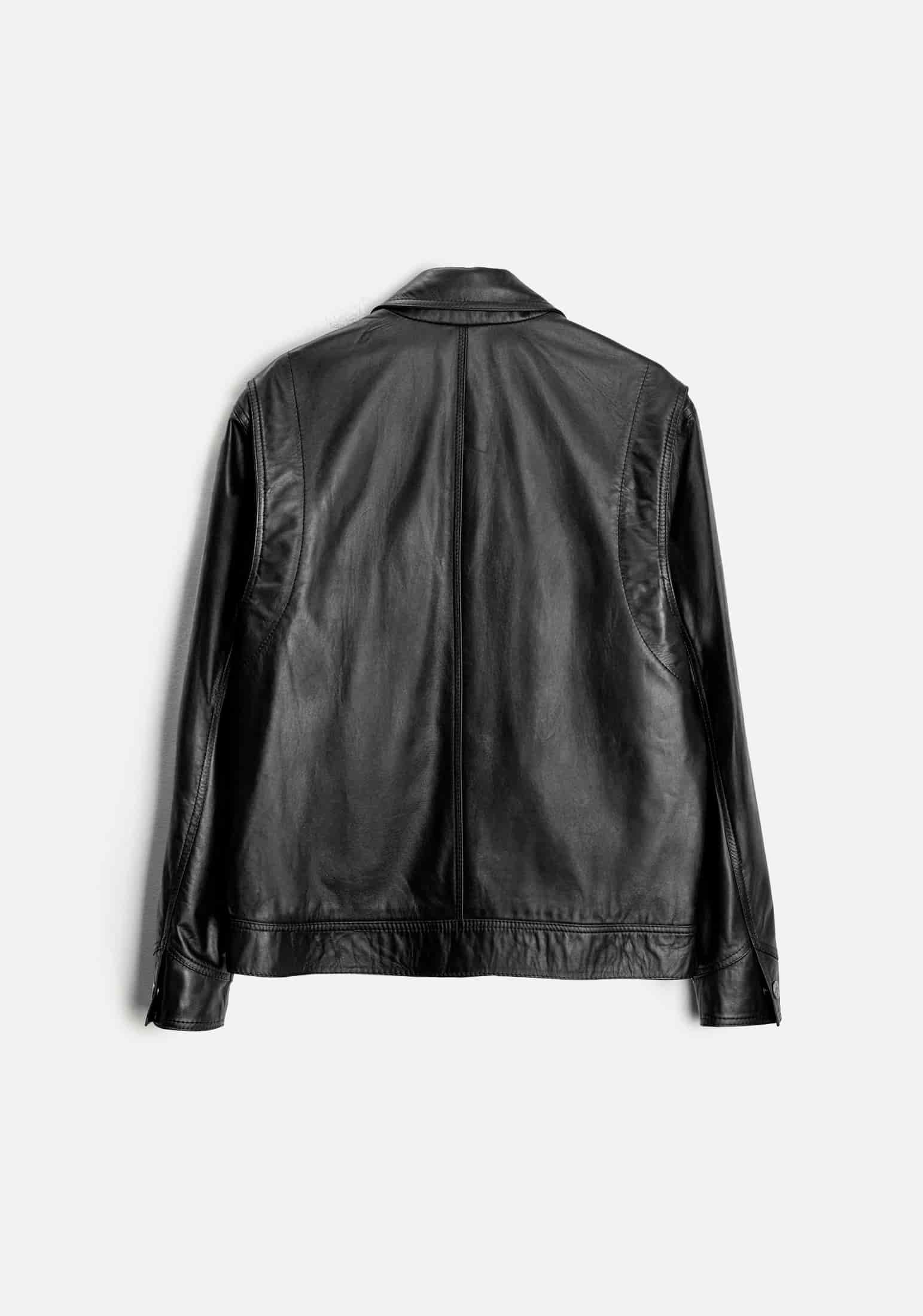 Chaqueta H Pilot Cuero Negro - miniatura 5