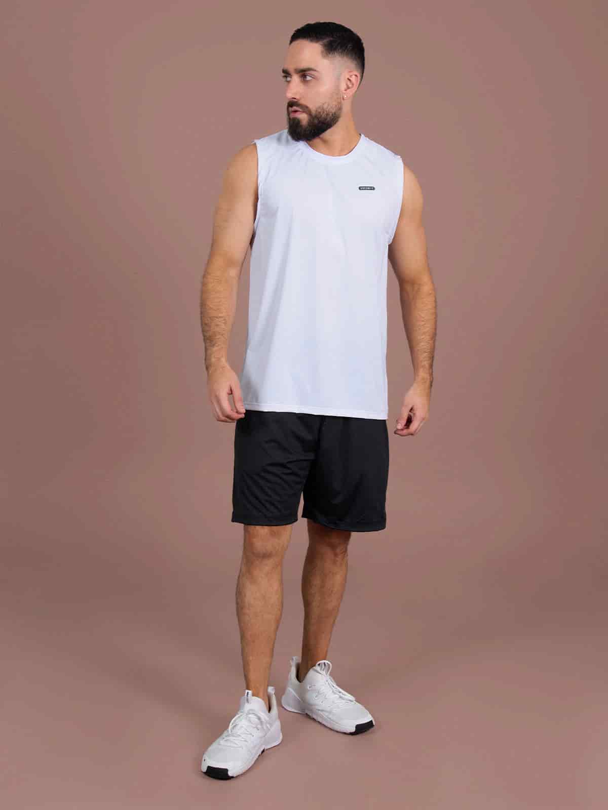 Camisilla hombre juno chicago blanca - miniatura 2