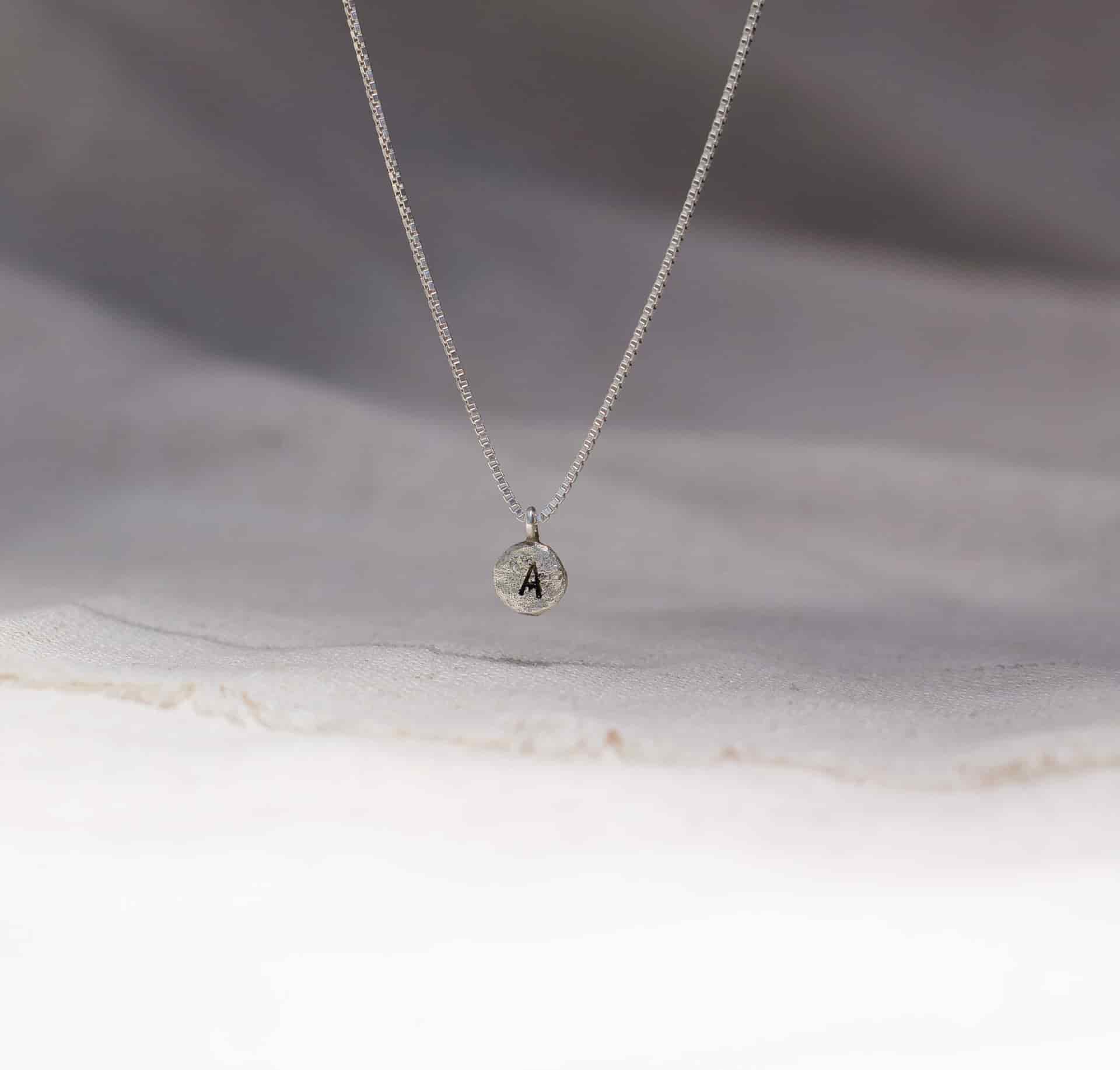 Collar moneda mini (Plata ley950) - miniatura 1