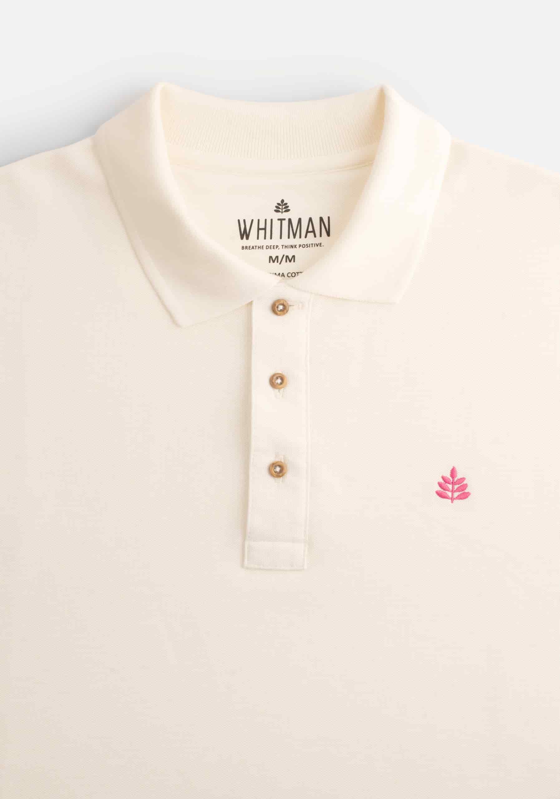 Camiseta Polo H Unicolor L-Fuc Marfil. - miniatura 2