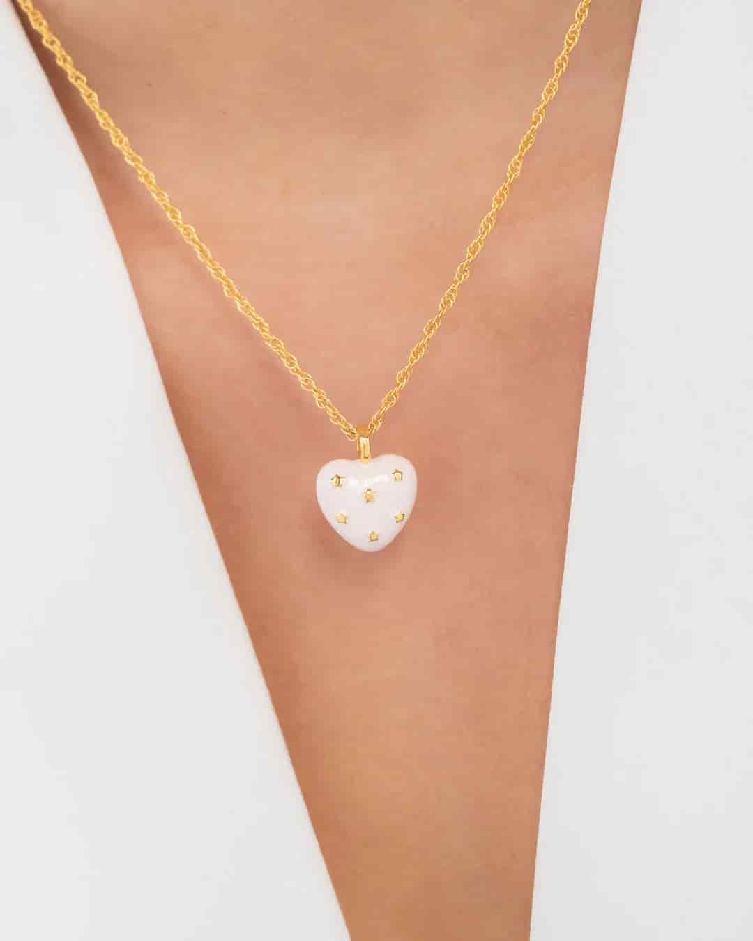Collar Corazón Nude - miniatura 5