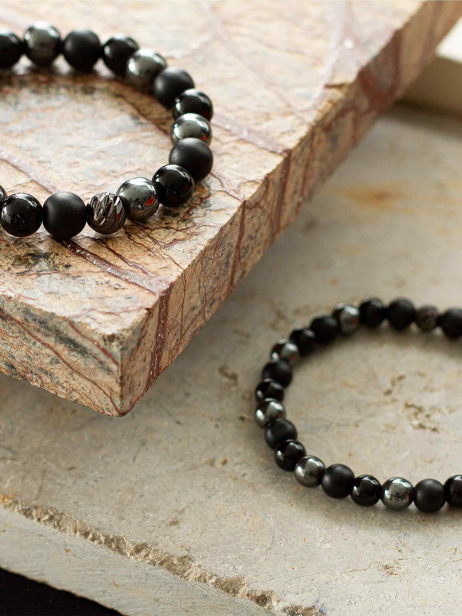 Brazalete Tayrona Onyx 6mm - miniatura 2