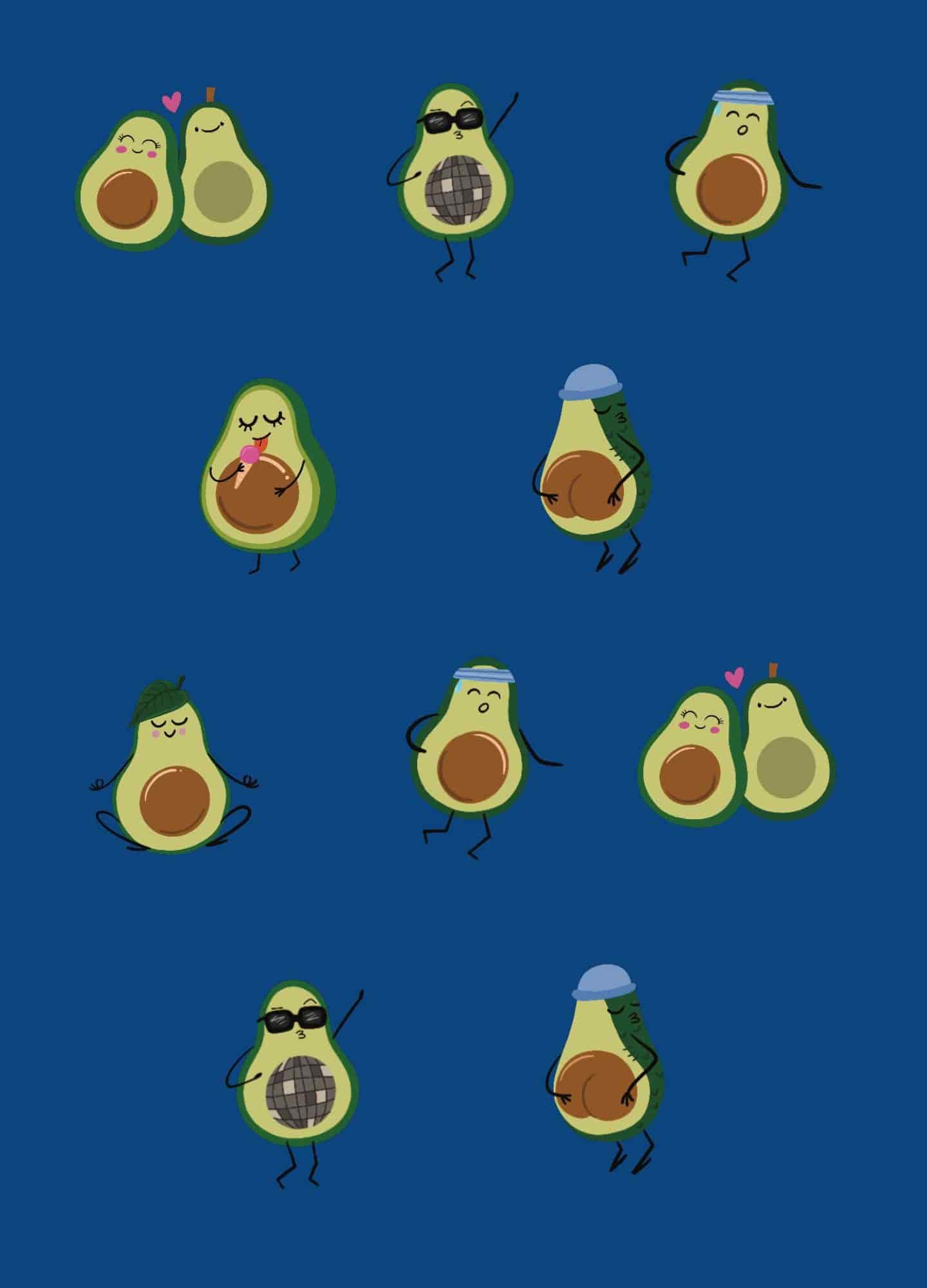 Conjunto Short Aguacate - Azul - miniatura 8