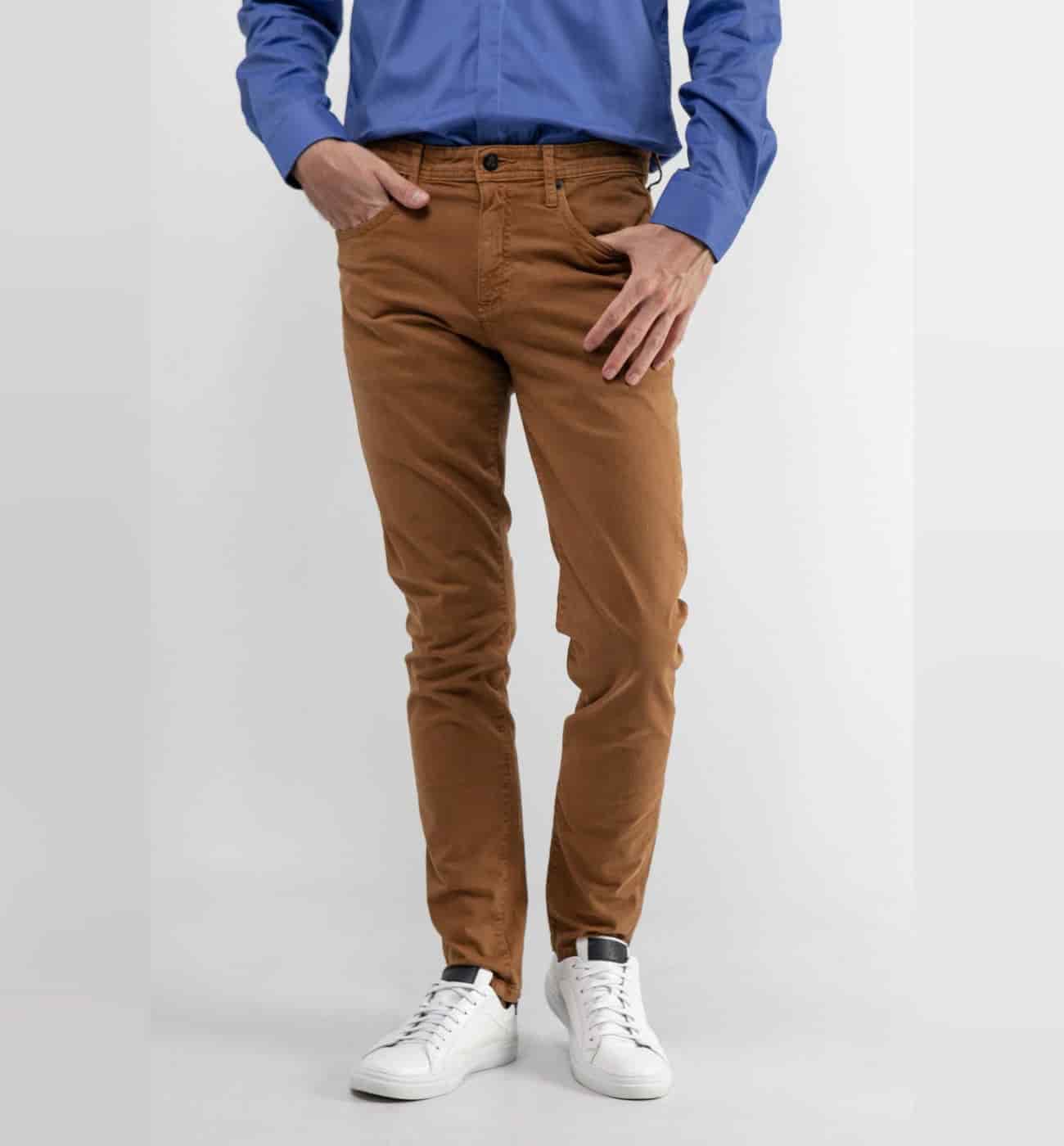Pantalon Slim Camel - miniatura 1