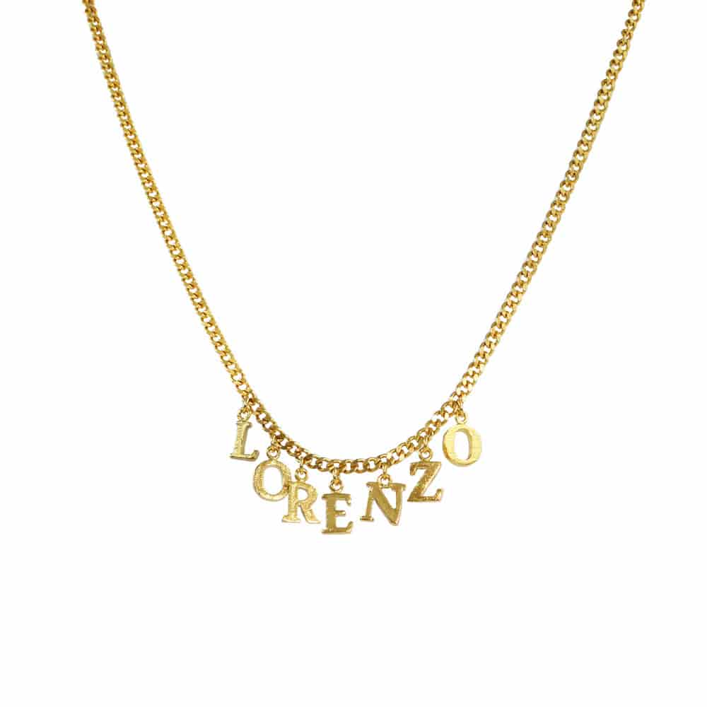 PreOrder Cadena 7 Letras Gold - miniatura 1