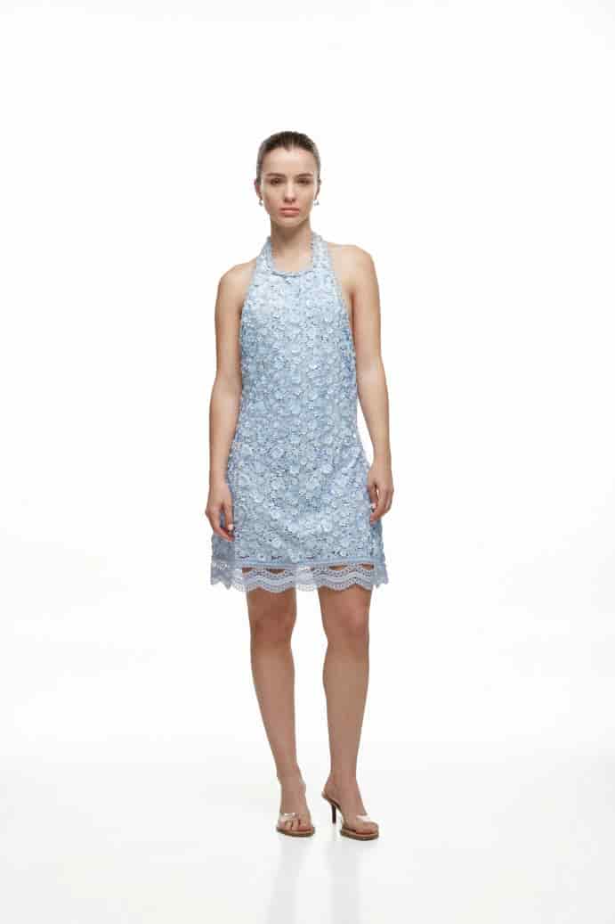 MEDIANOCHE MINI DRESS BLUE - miniatura 2