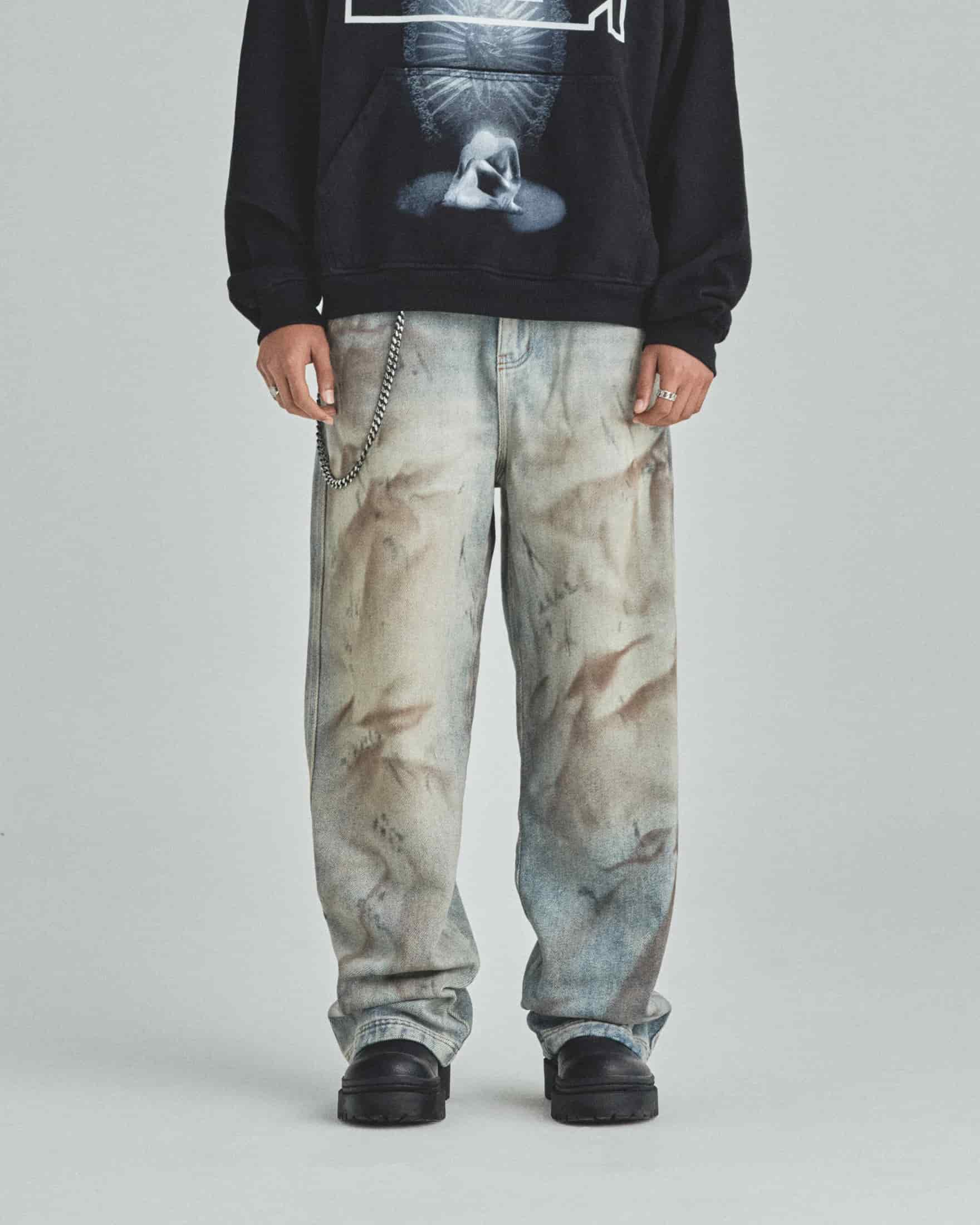 Capsule UNDRGLD Wide Jeans Dirty Blue - miniatura 2