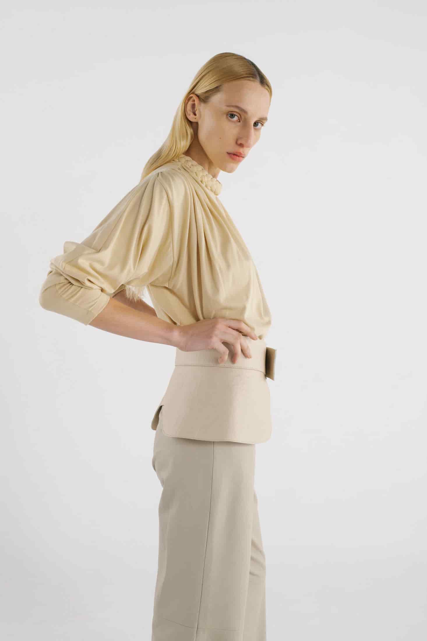 LONG SLEEVE BRAIDED T-SHIRT - miniatura 4