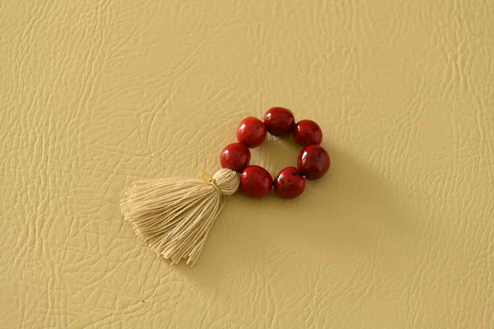 Set de 4 servilleteros de Taguas Rojo - miniatura 3