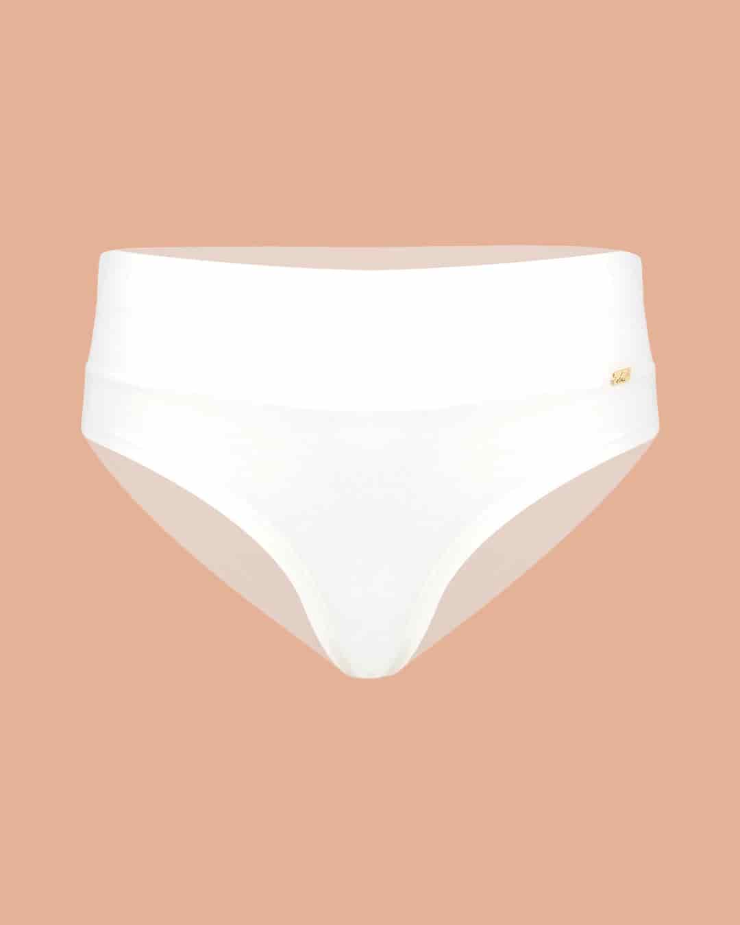 Panty tiro alto en algodón - EVERYDAY MARFIL - miniatura 1
