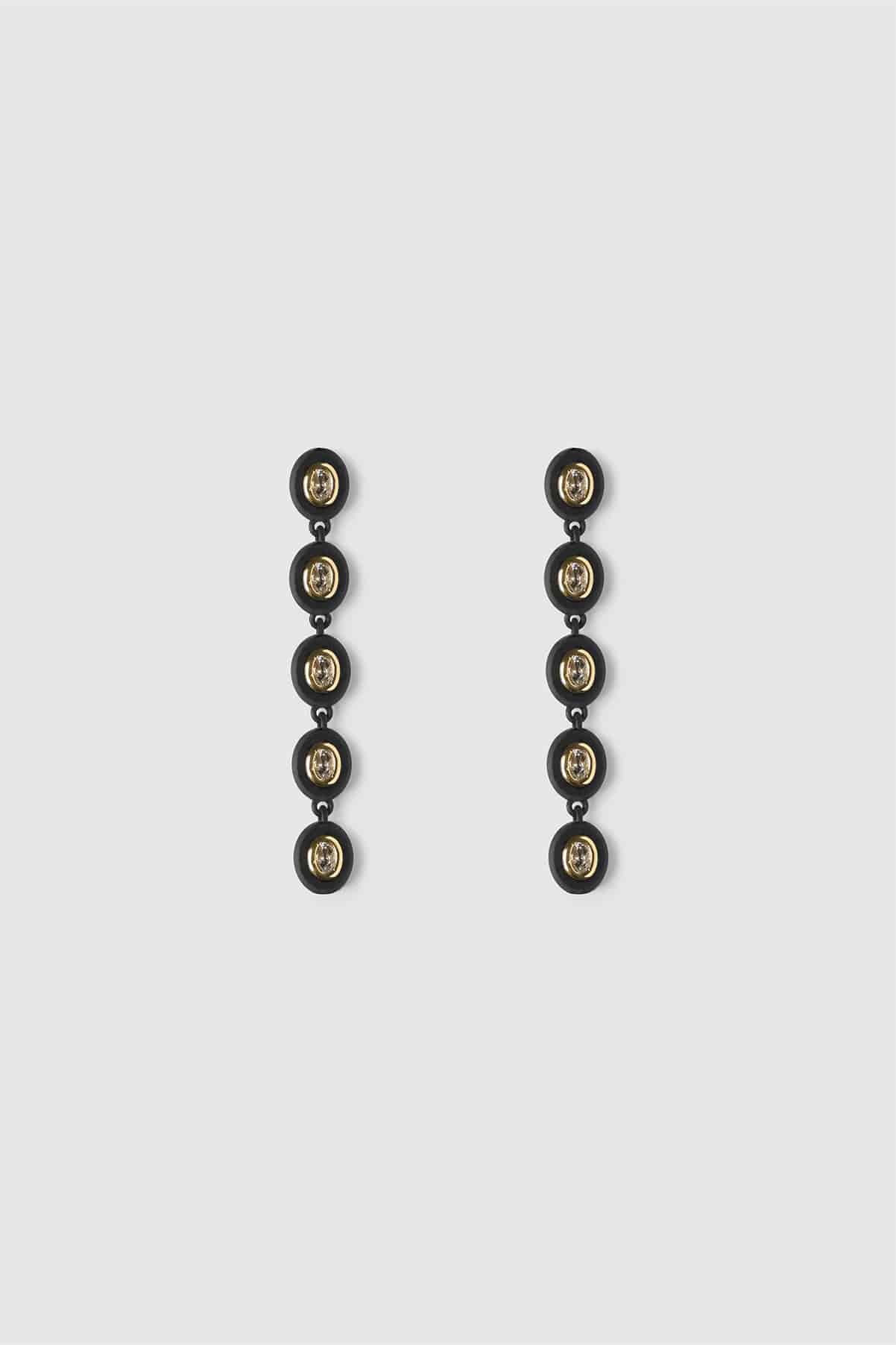 LIQUORICE - L EARRINGS - miniatura 1