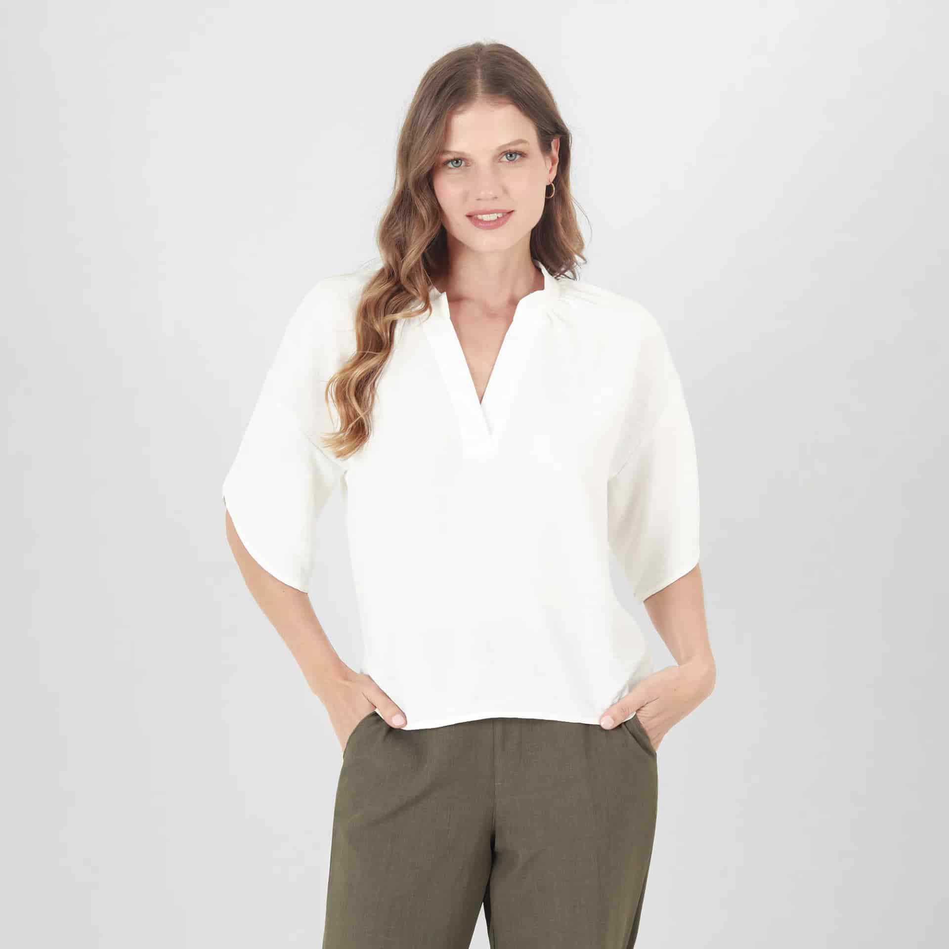 Blusa Cuello Neru Manga Corta - miniatura 11