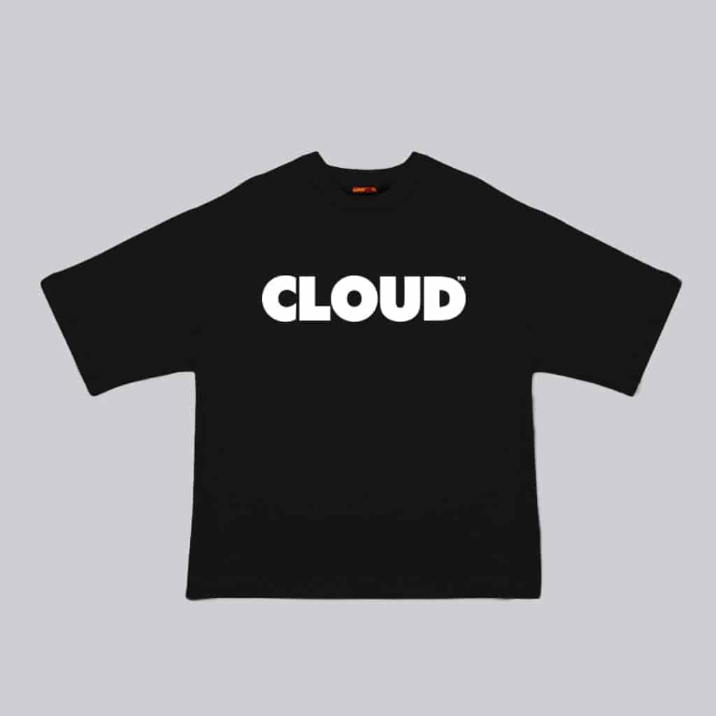 Camiseta BLOCK blanco sobre negro - miniatura 1