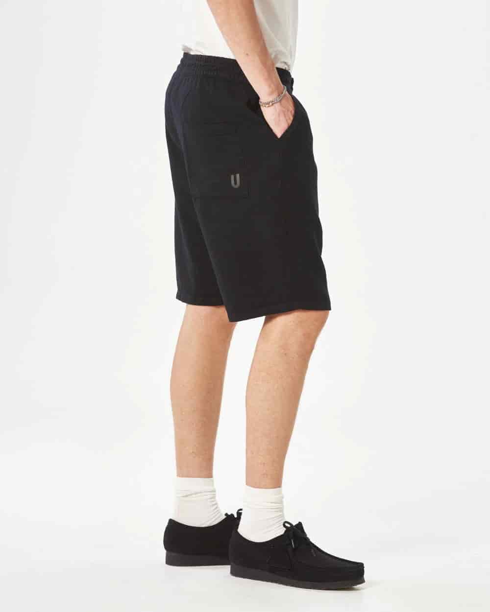 BLACK STATIONARY SHORTS - miniatura 6