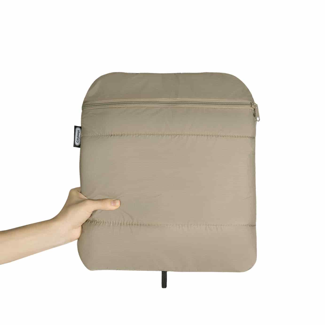 Morral Cabina Tapa Citybags Beige - miniatura 2