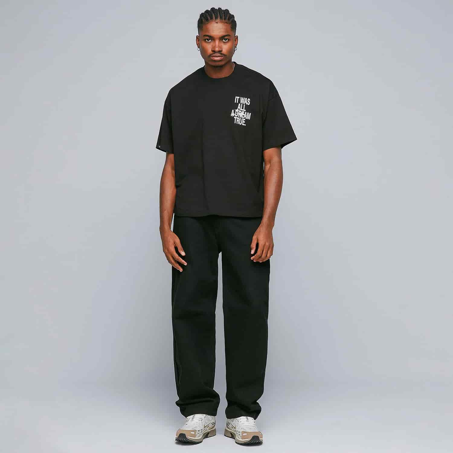 Dreams Boxy Tee - Black - miniatura 13