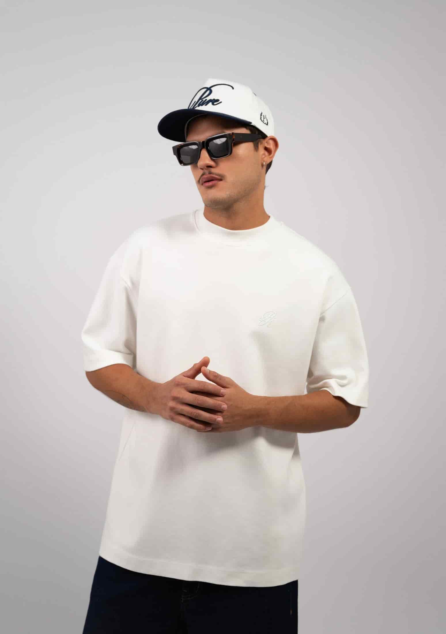 White Logo T-Shirt - miniatura 1
