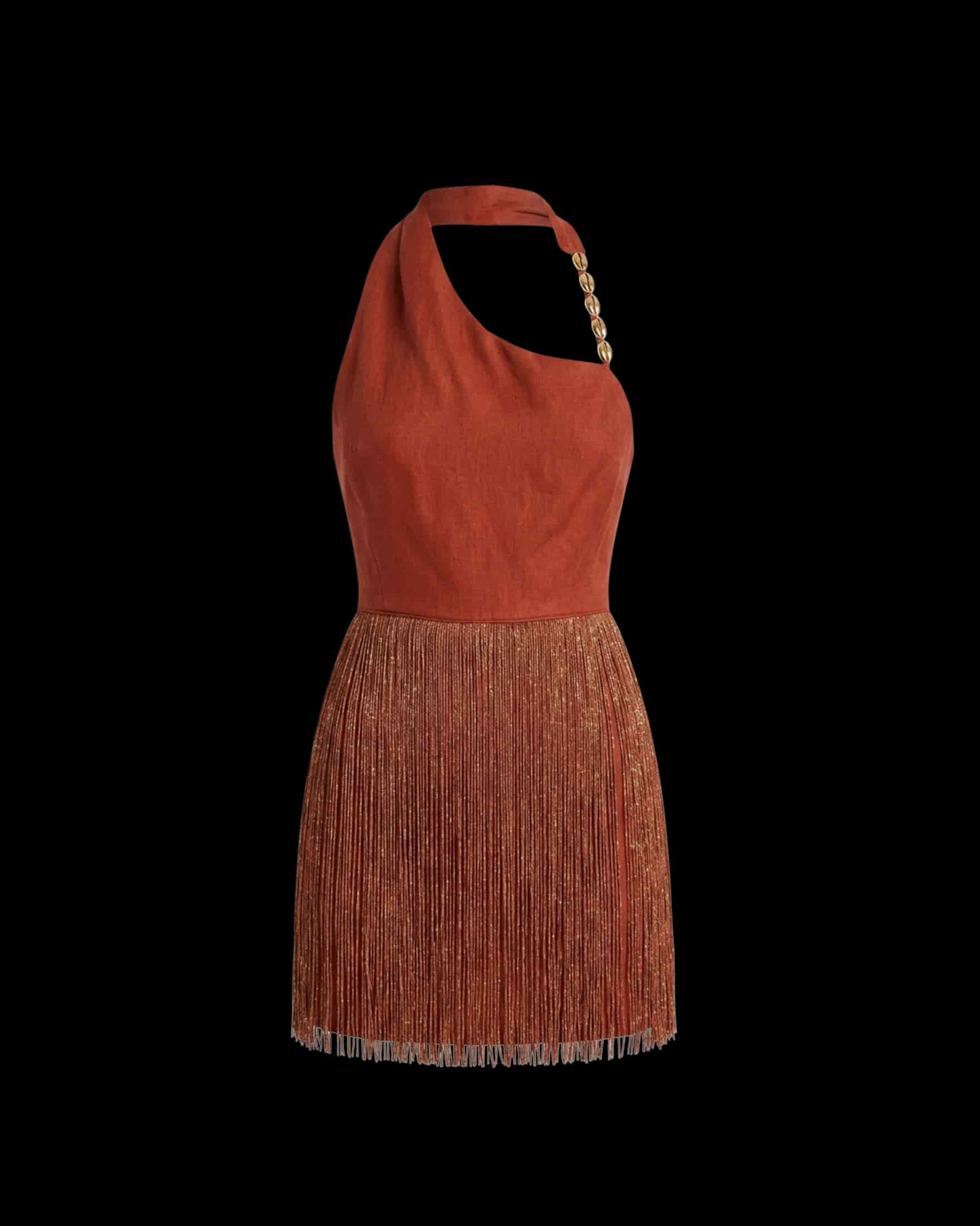 PALMER DRESS SUNSET ORANGE - miniatura 1