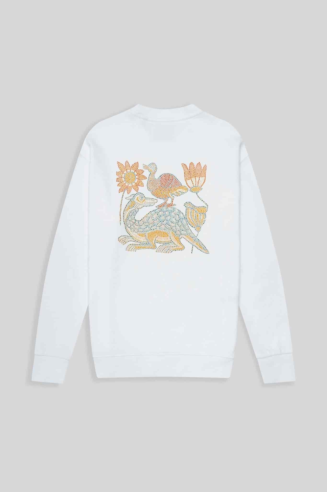 Men's san vitale sweatshirt white - miniatura 1