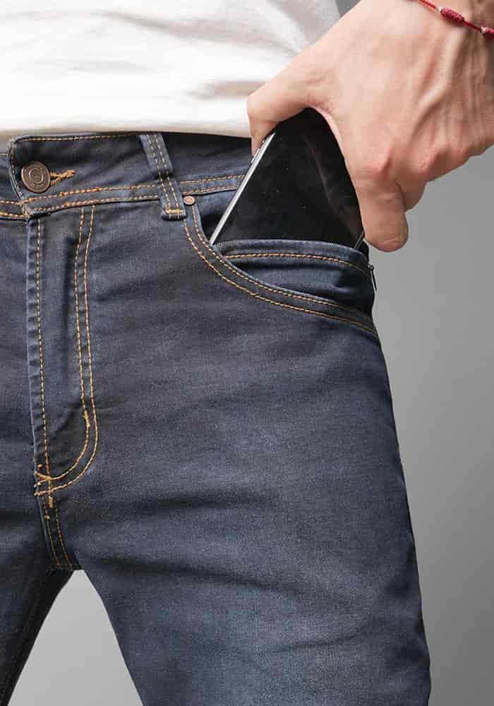 Jean para Hombre Azul Oscuro con Dirty - miniatura 3