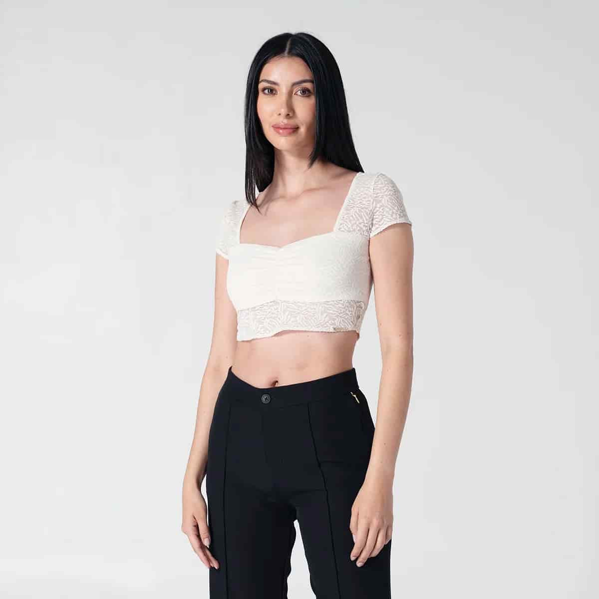 Blusa Crop Slim Gaby - miniatura 3
