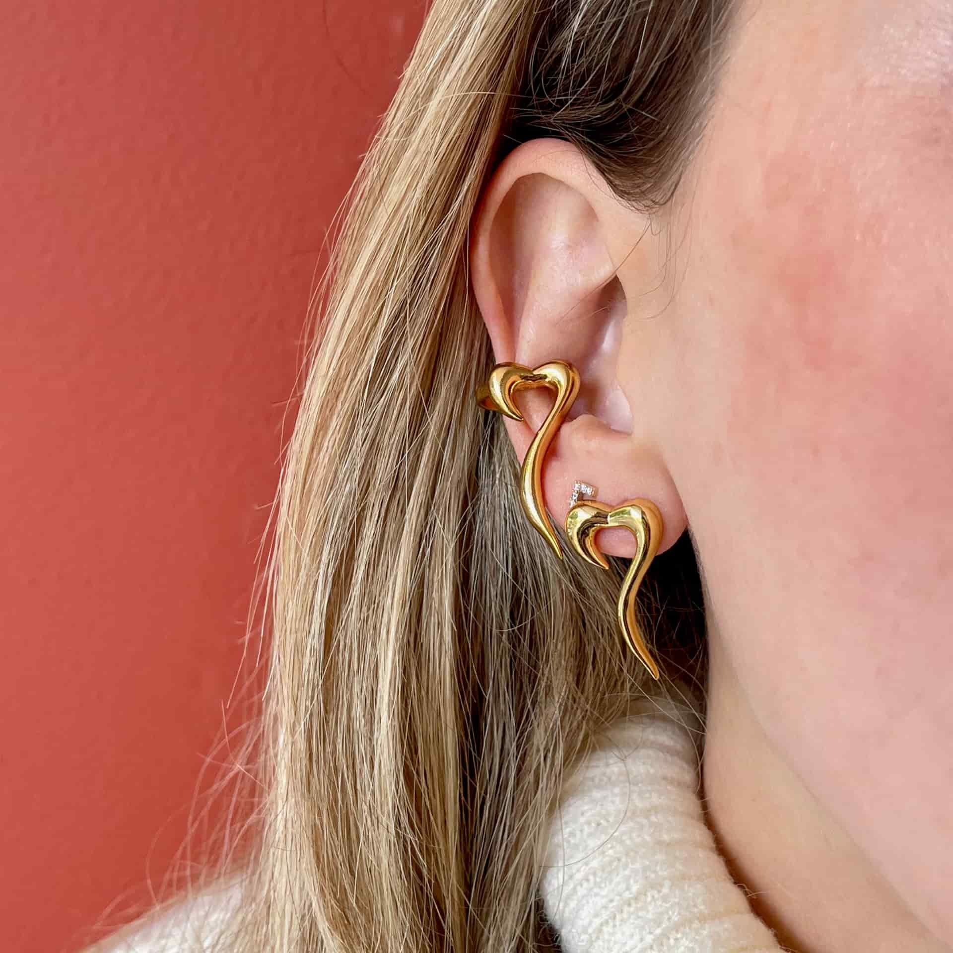 Aretes Soul Love (2.5cm) - miniatura 3