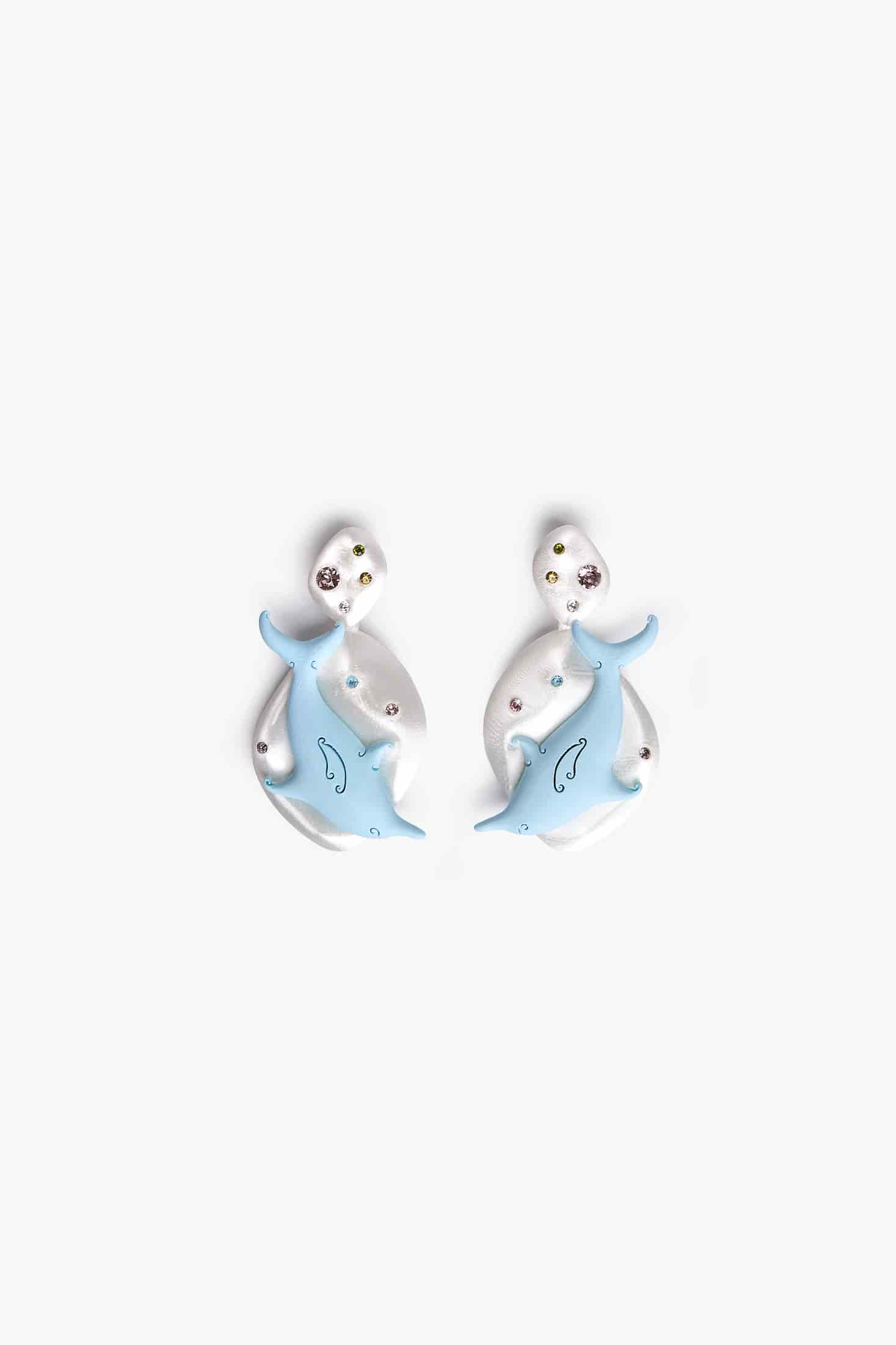 Aretes Delfin Doble - miniatura 1