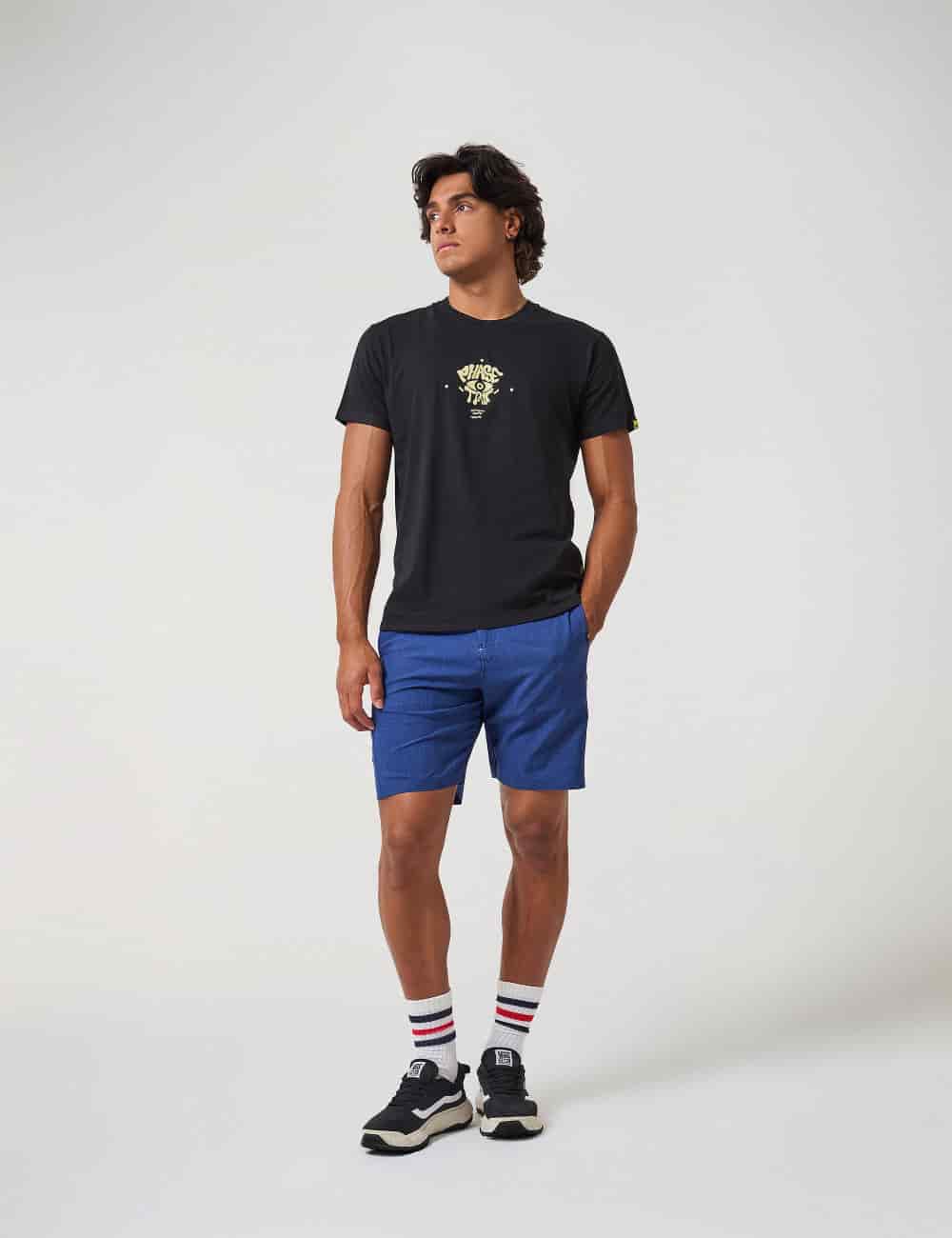 Camiseta Regular Fit Phase Trip negro Hombre - miniatura 11