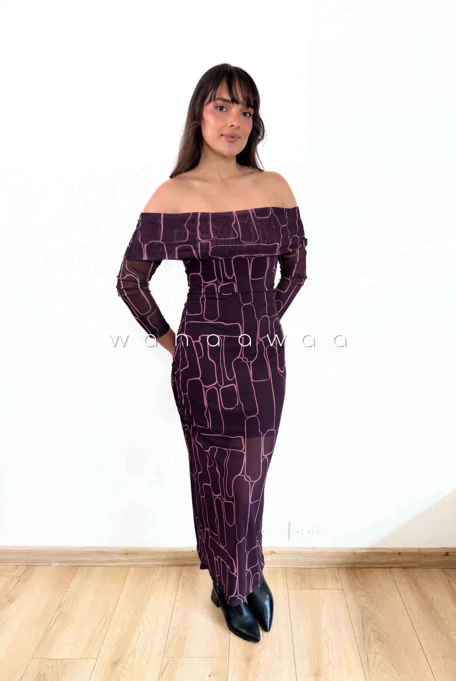 VESTIDO DILAY CÚBICO - miniatura 4