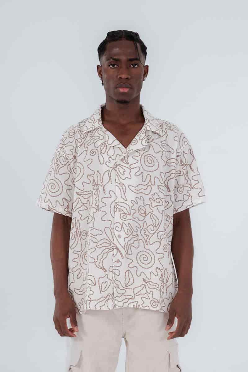 Camisa moda coral - miniatura 1