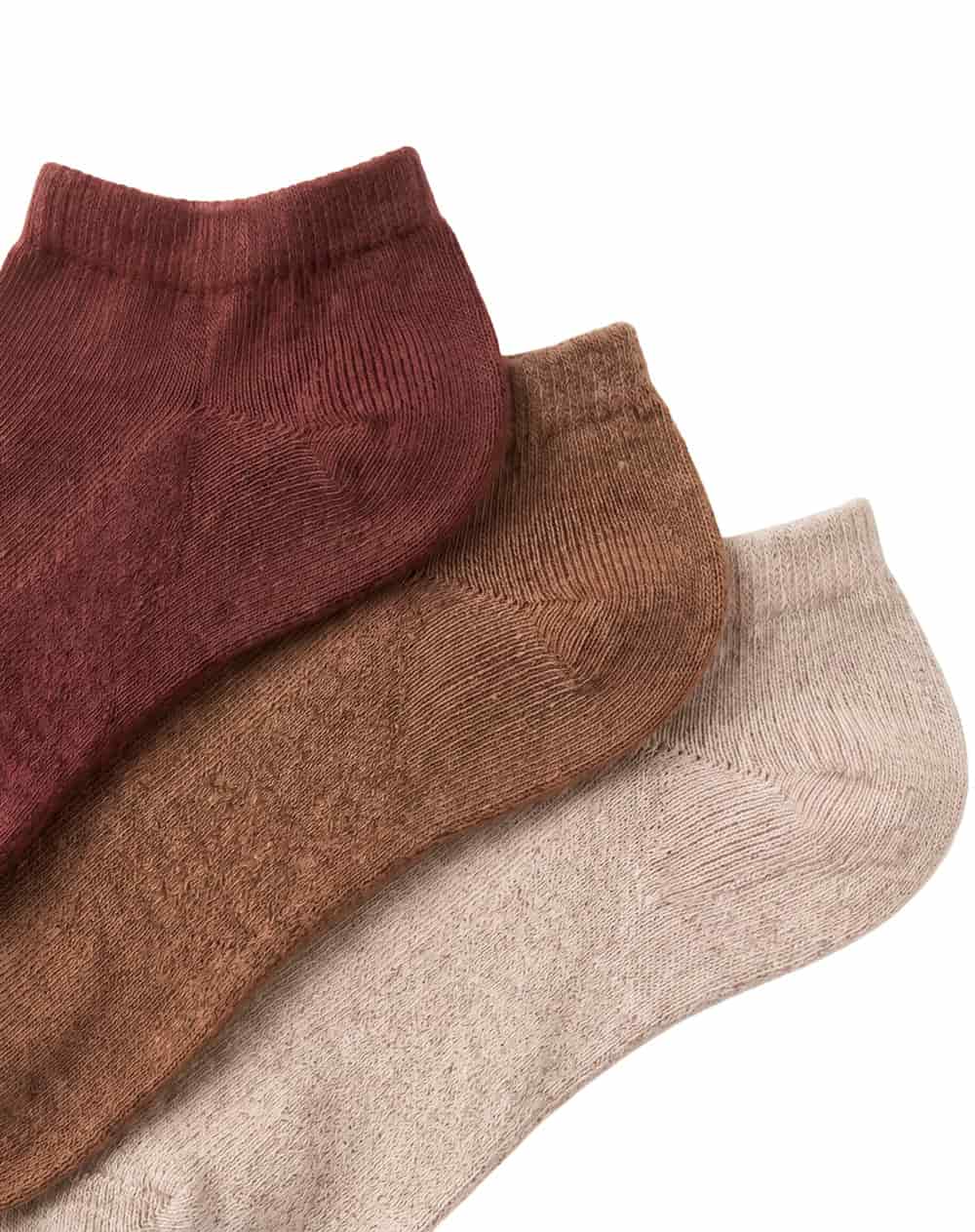 3 pares de medias tobilleras surtido mujer - miniatura 2