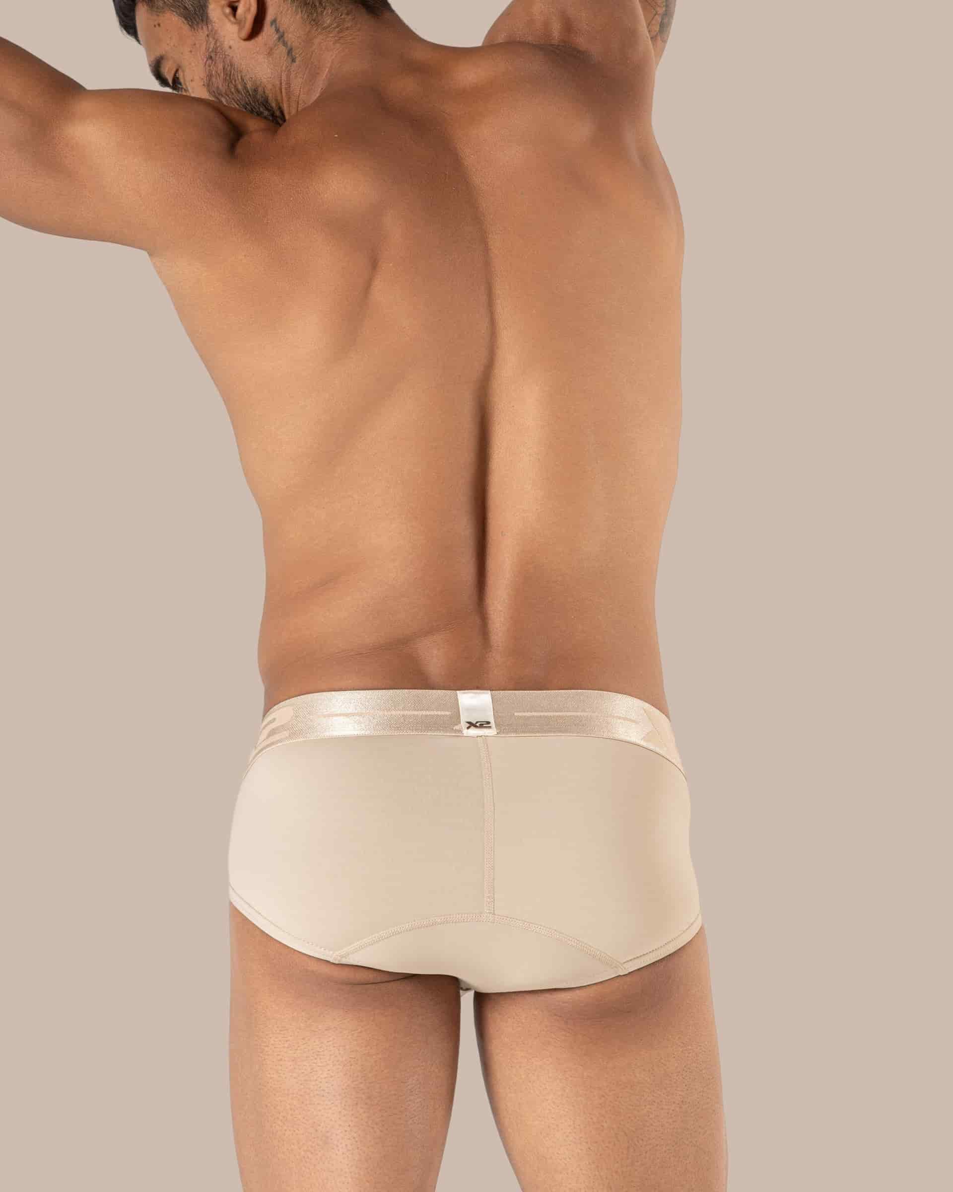 Brief Monumental Nylon Beige X2 - miniatura 2