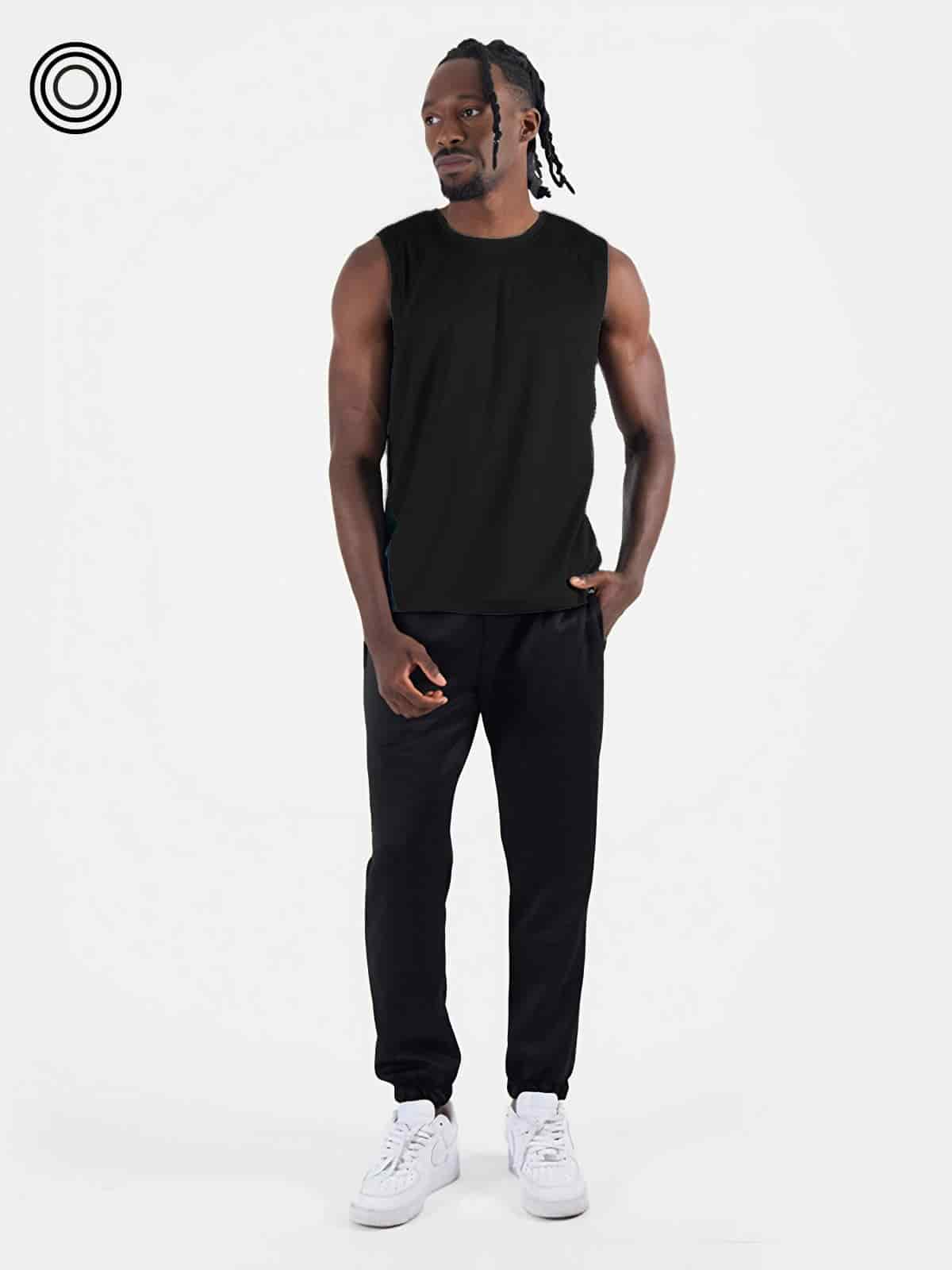 Camisilla hombre mesh negra - miniatura 2