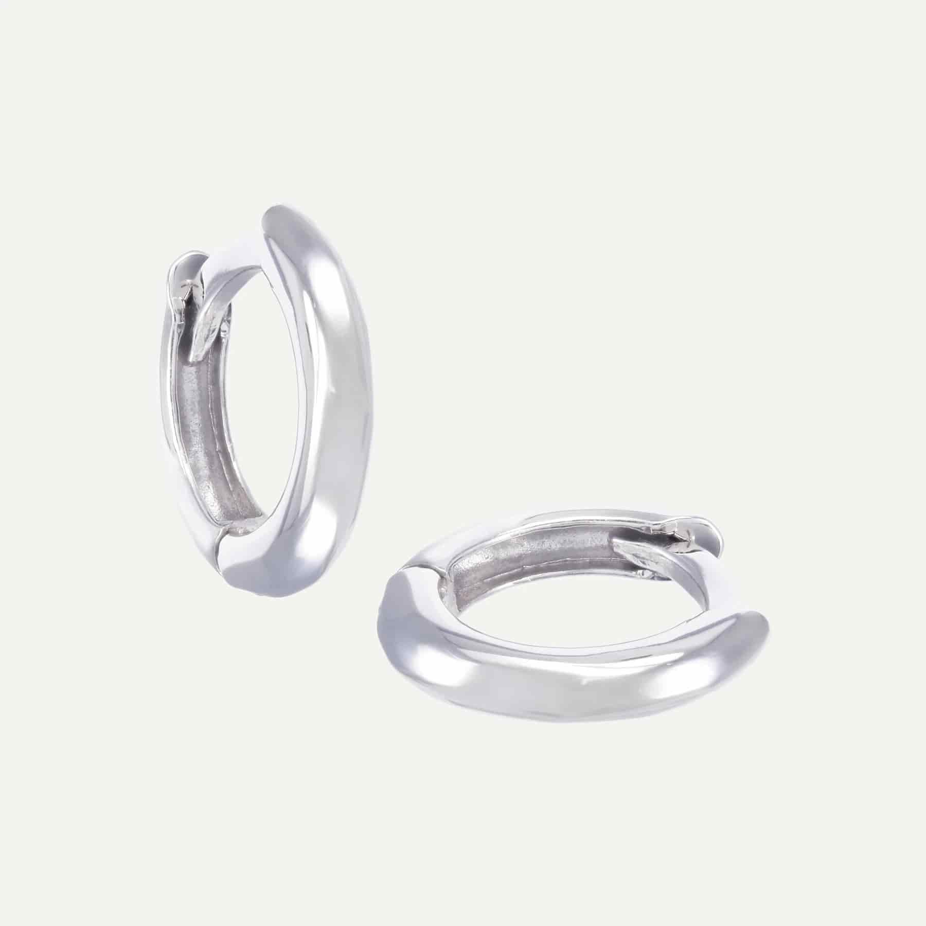Arete Huggies lisas charms - miniatura 2