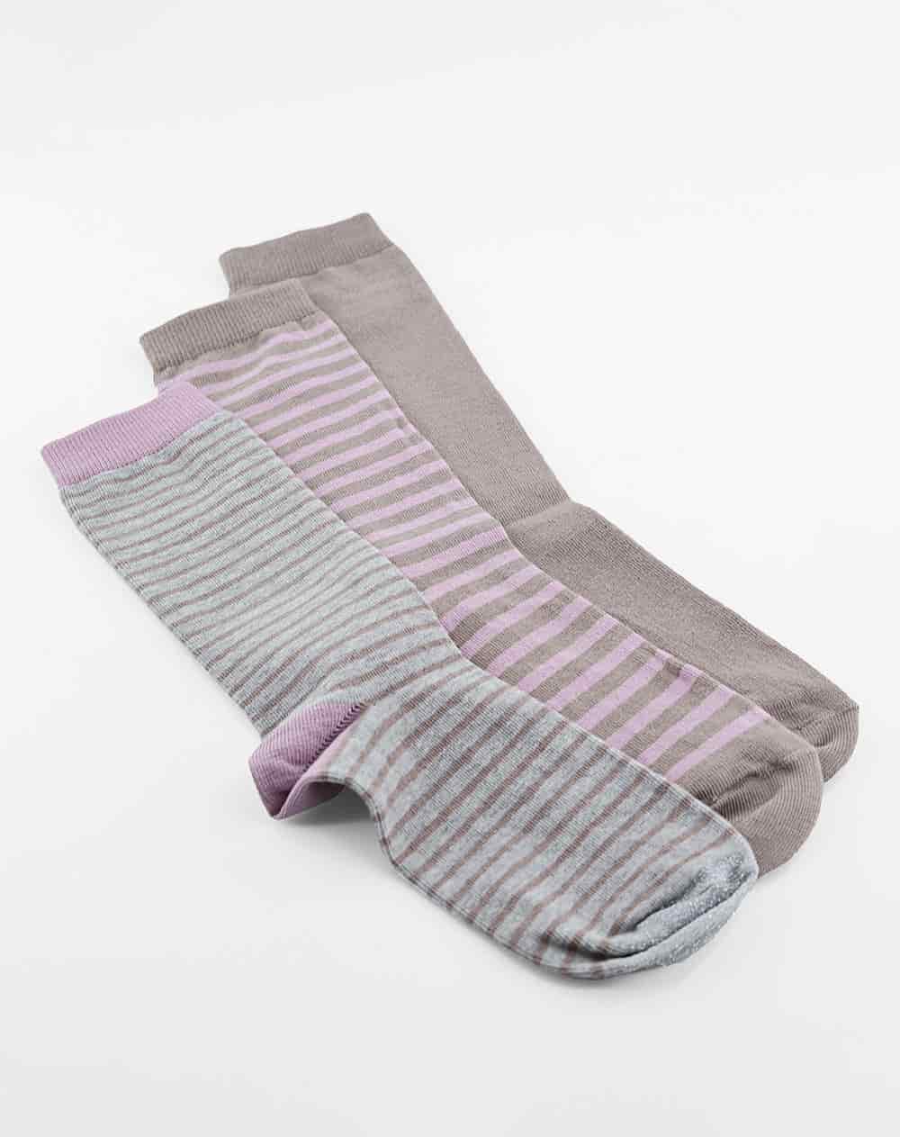 Medias mujer largas pack x3 surtido - miniatura 4