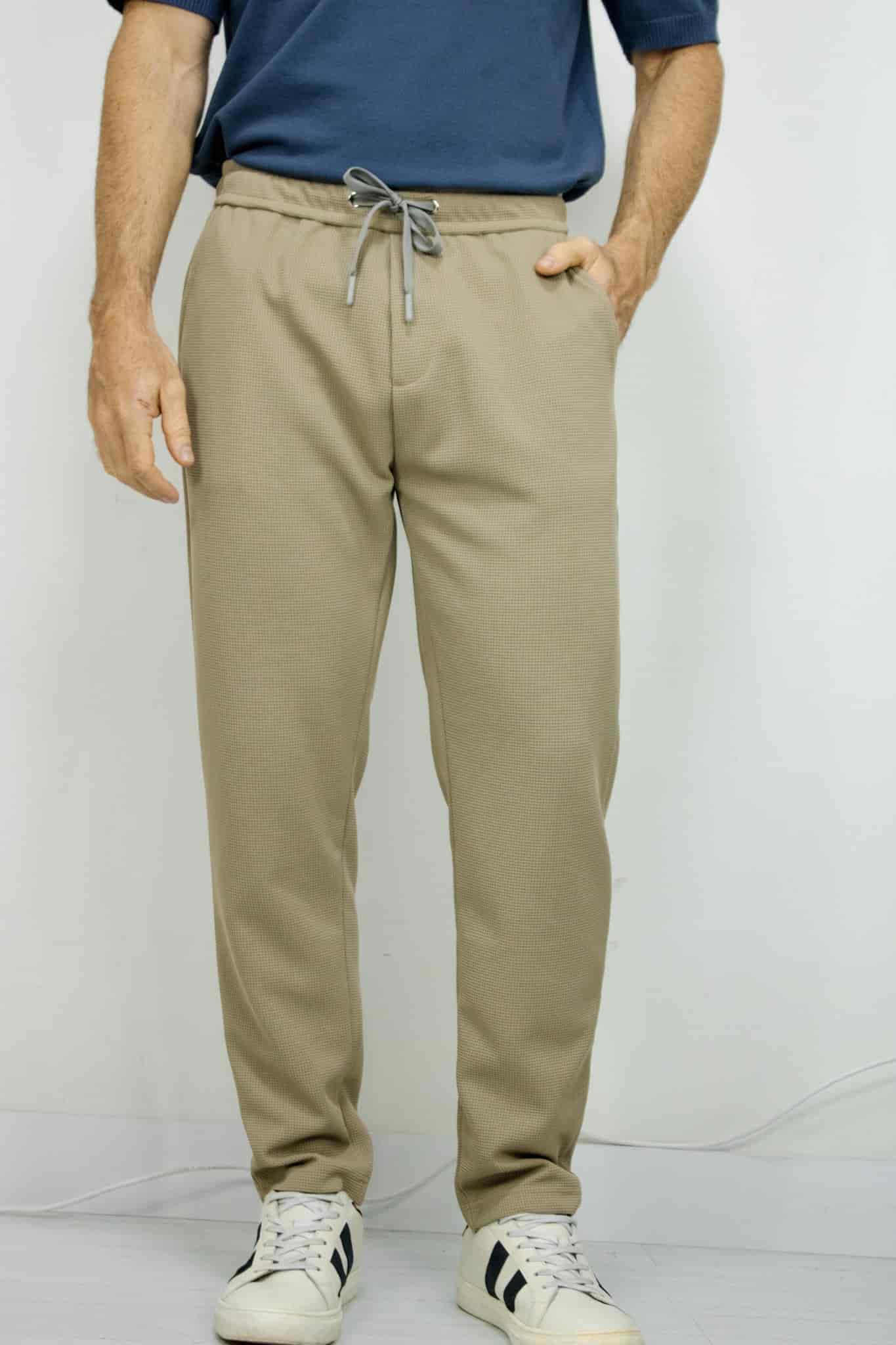 JOGGER TEXTURIZADO CAQUI PARA HOMBRE - miniatura 1