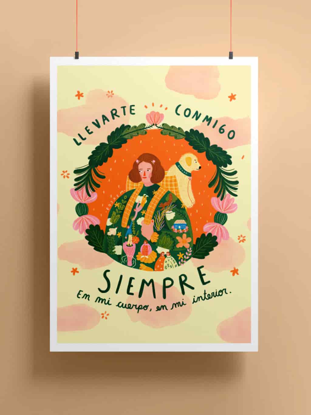Póster mi perrito, siempre en mi corazón - miniatura 2