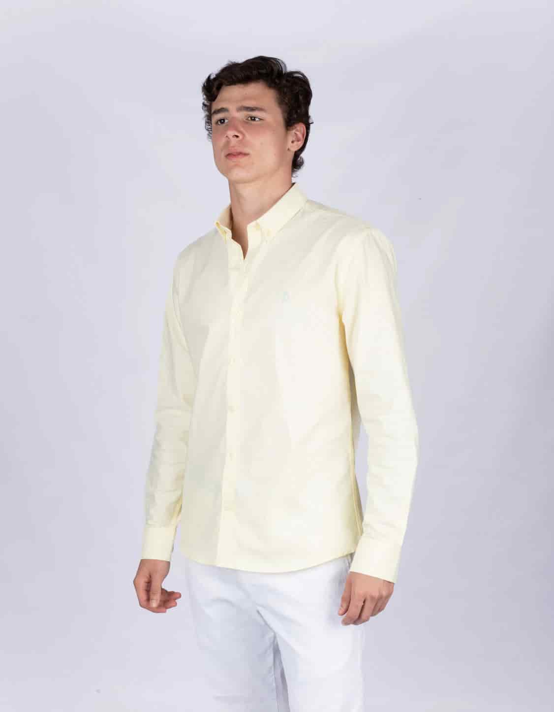 Camisa Oxford Amarilla - miniatura 2