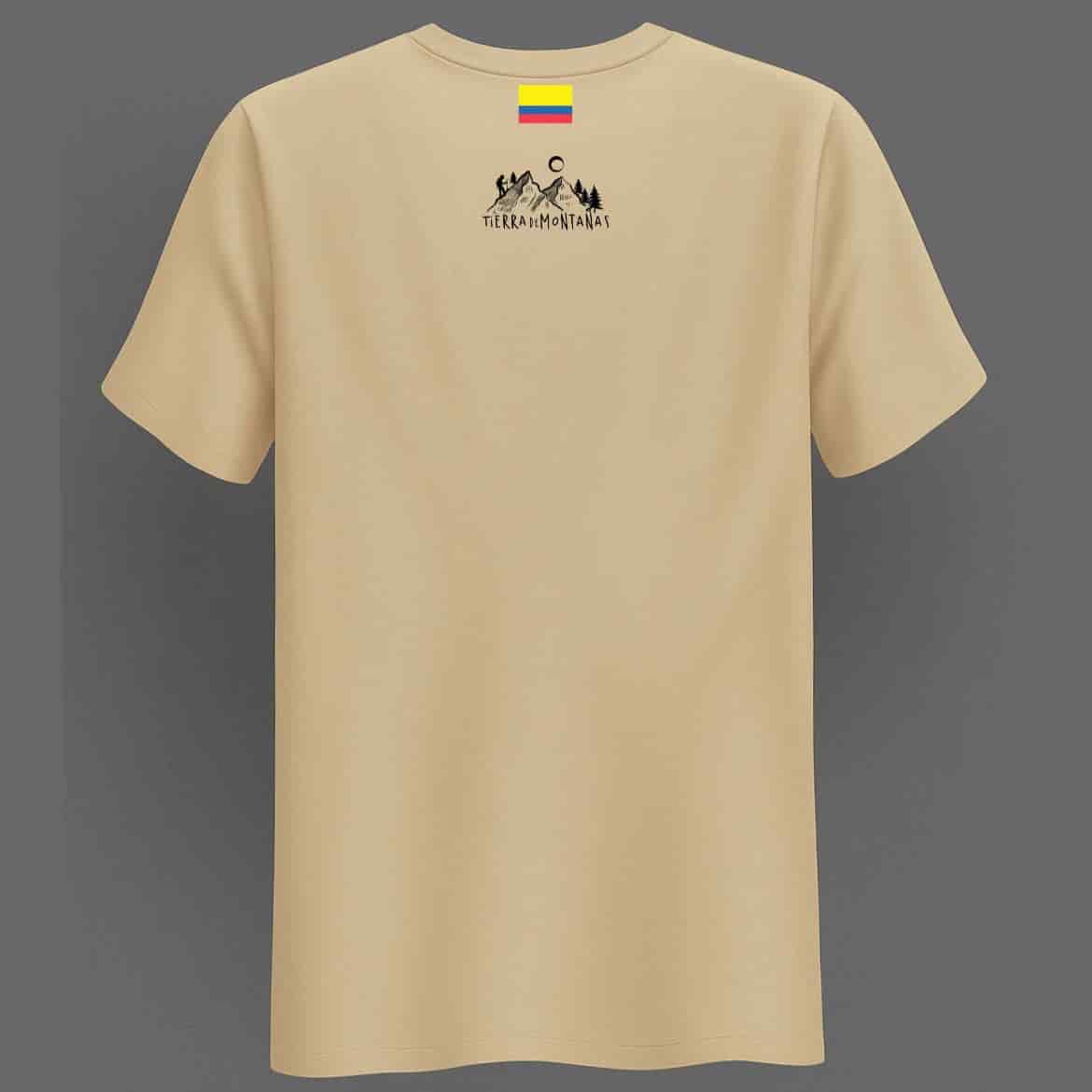 Camiseta Beige Unisex Logo - miniatura 2