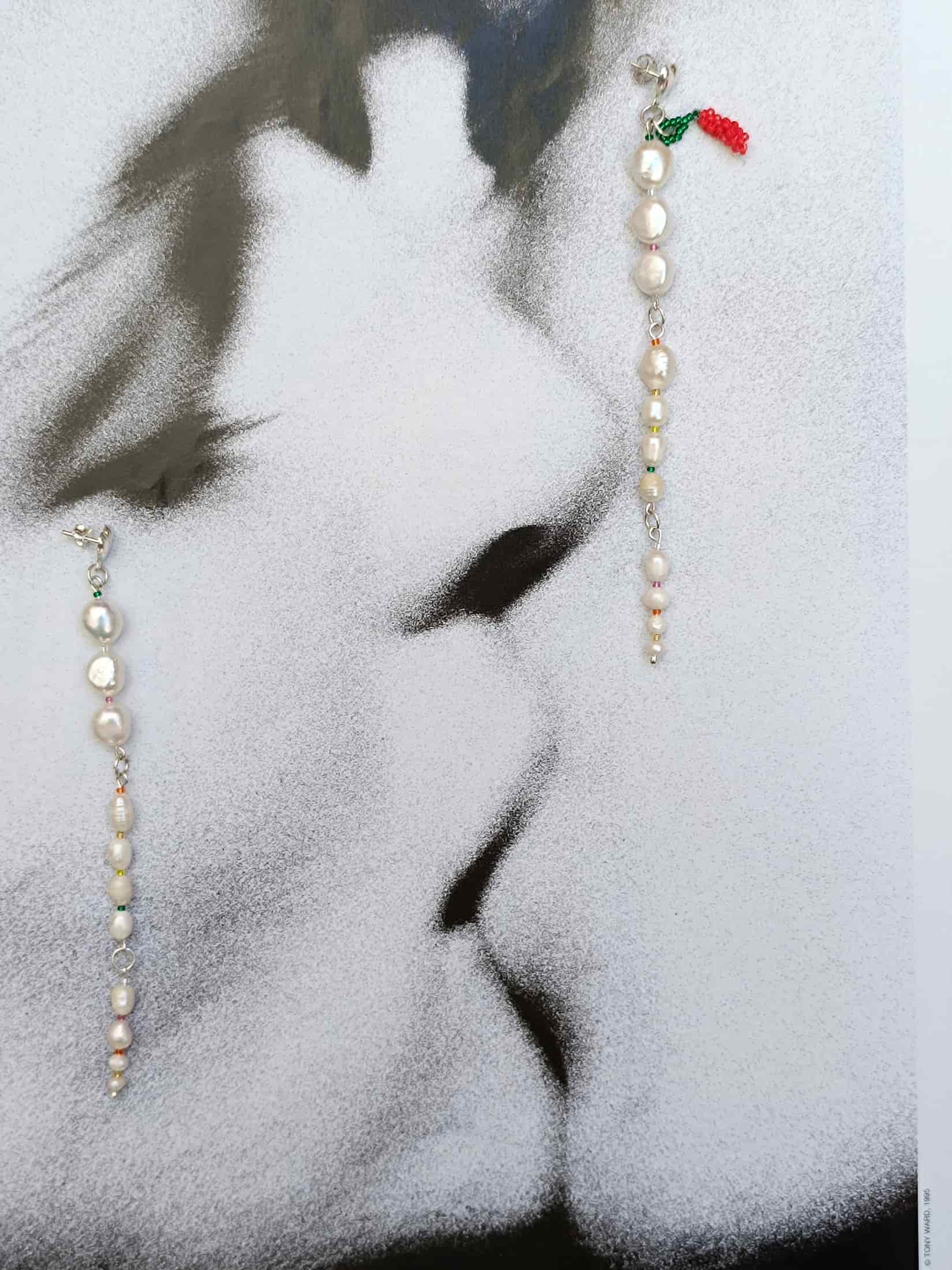 ASCENDING PEARL EARRINGS - miniatura 2