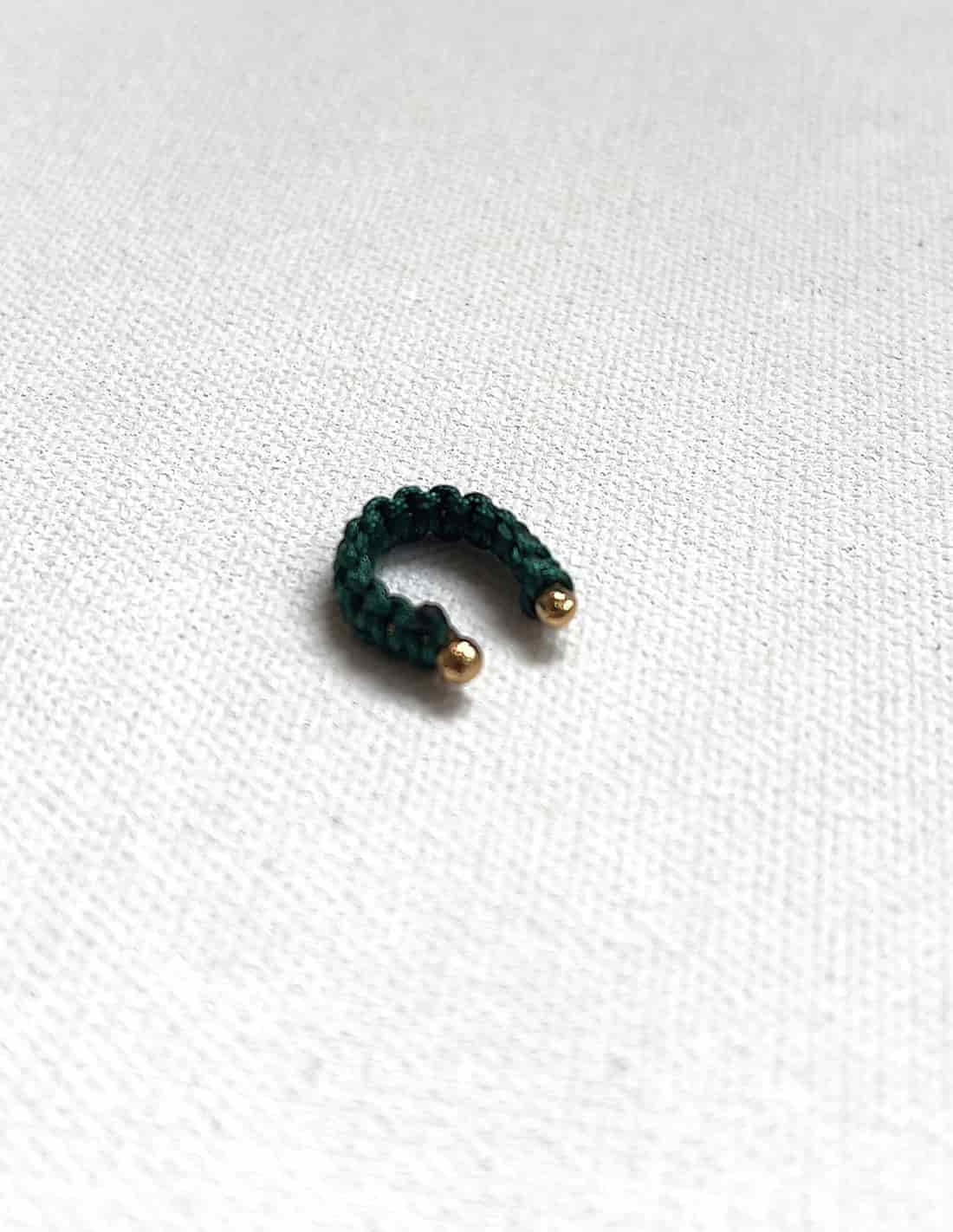 Ear Cuff Luna Creciente Oil Green - miniatura 3