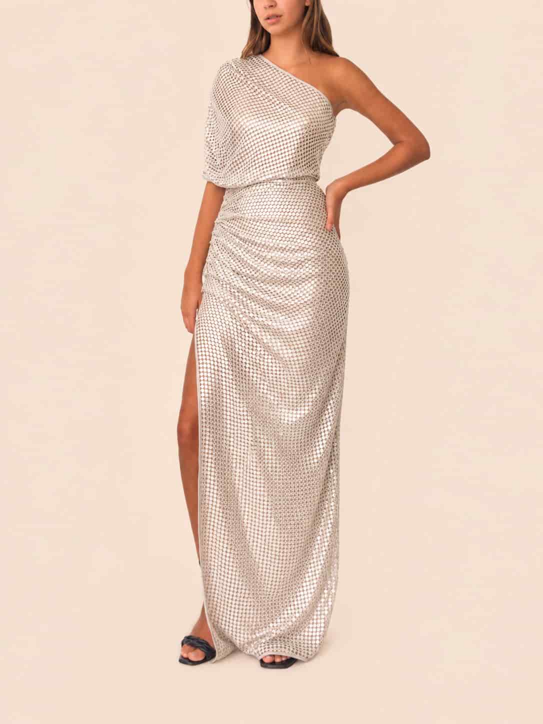 RITA DRESS SILVER - miniatura 3