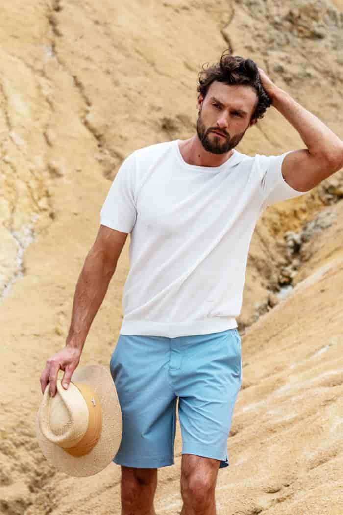CAMISETA DE PUNTO BLANCA - miniatura 2