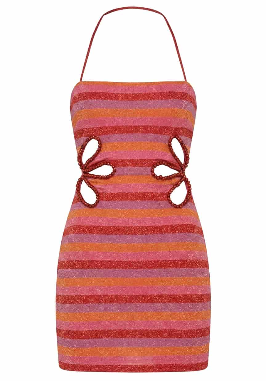 ROSITA DRESS RASPBERRY RAINBOW - miniatura 1
