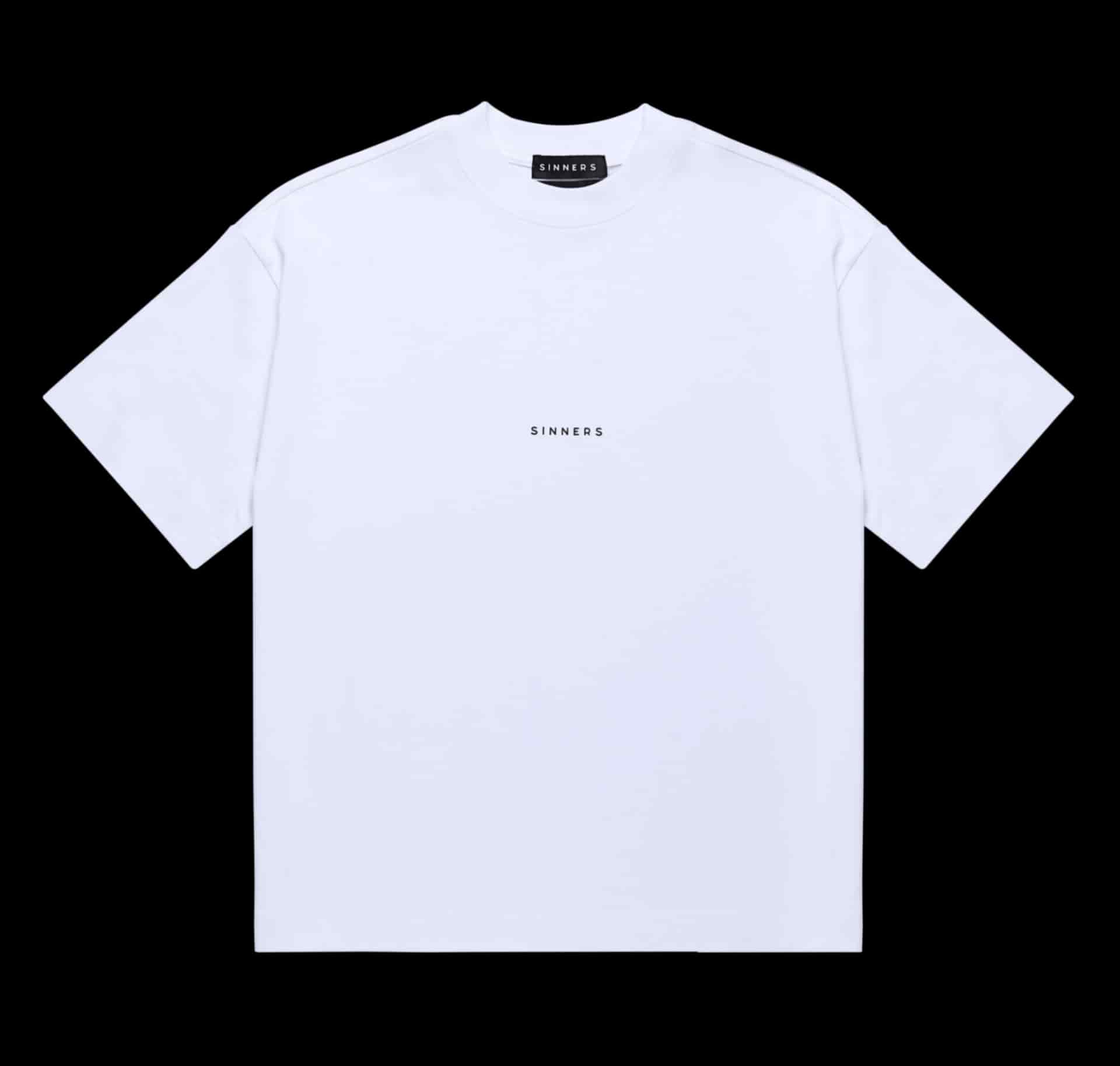 CENTER LOGO WHITE T-SHIRT - miniatura 1