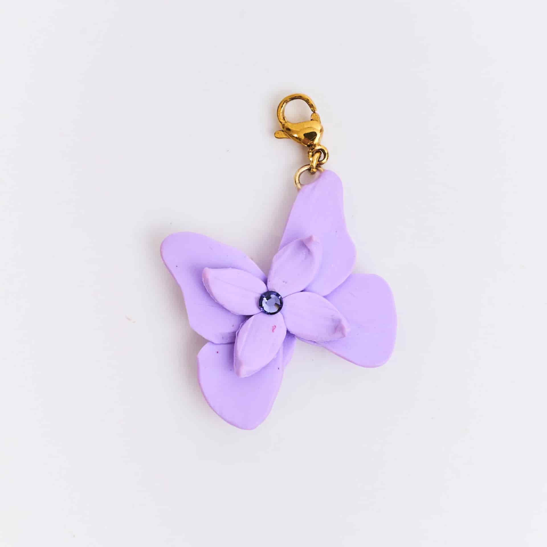 Cadena plateada Alas en Flor - miniatura 2